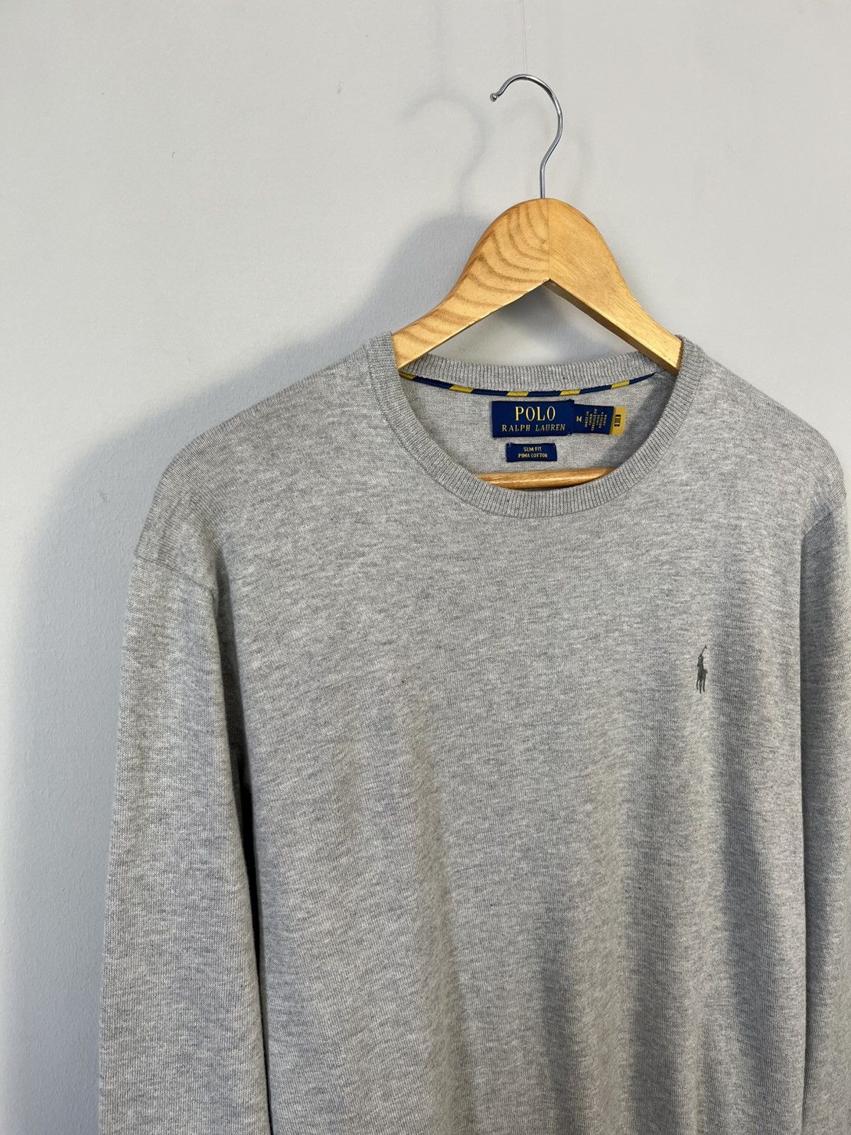 Polo Ralph Lauren × Ralph Lauren Polo Ralph Lauren Classic Pima Cotton Sweater Jumper Size US M / EU 48-50 / 2 - 2 Thumbnail