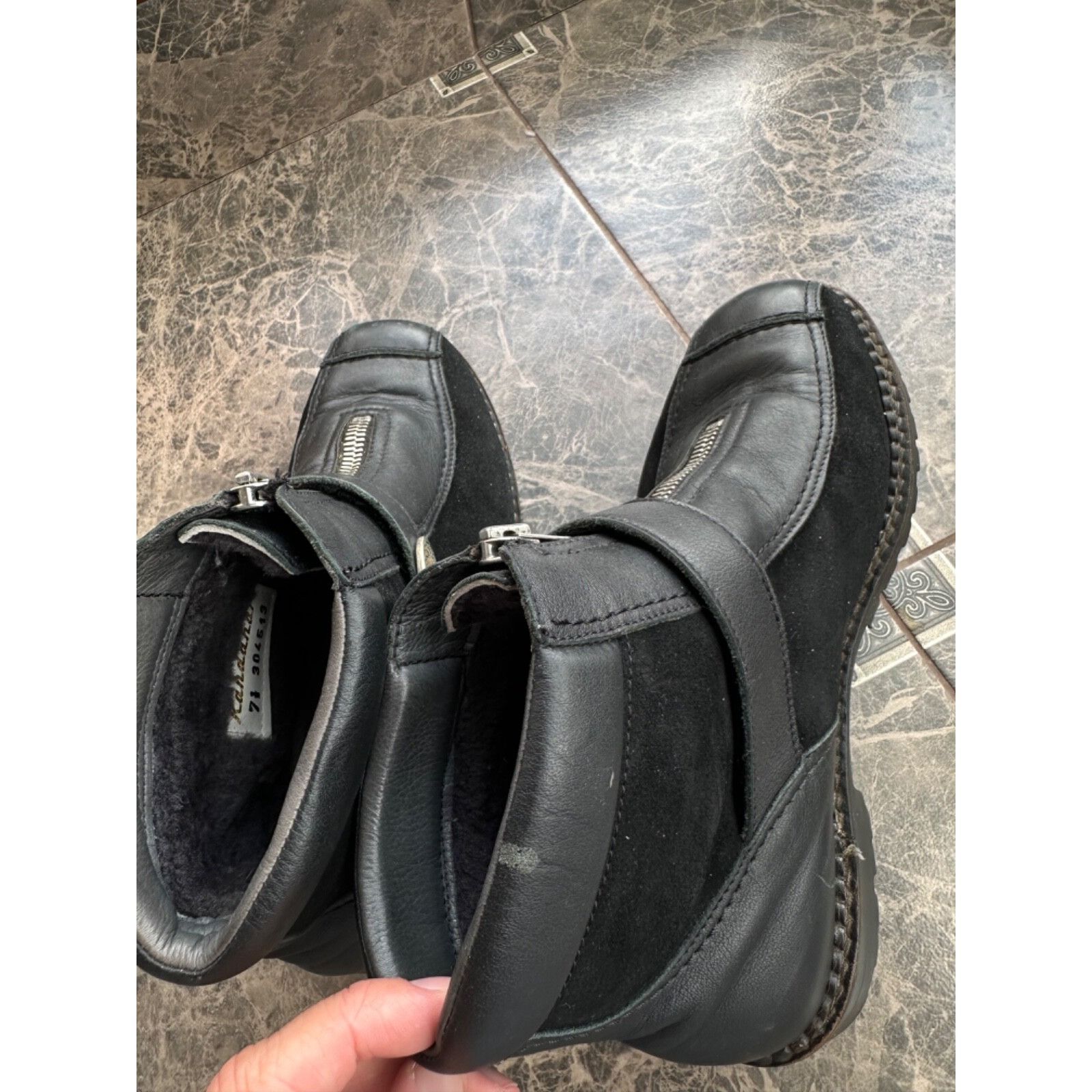 Vintage VTG Kandahar Leather & Suede Rawe Boots 7.5 US Size US 7.5 / EU 40-41 - 11 Thumbnail