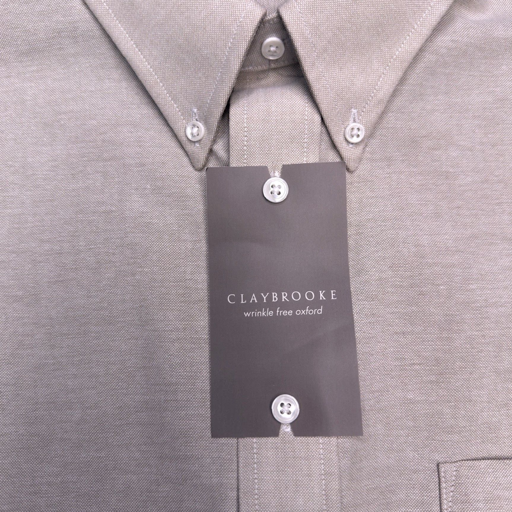 Vintage VINTAGE Claybrooke Wrinkle Free Oxford Shirt Mens 16 32/33 Tan Button Up New Size US L / EU 52-54 / 3 - 5 Thumbnail