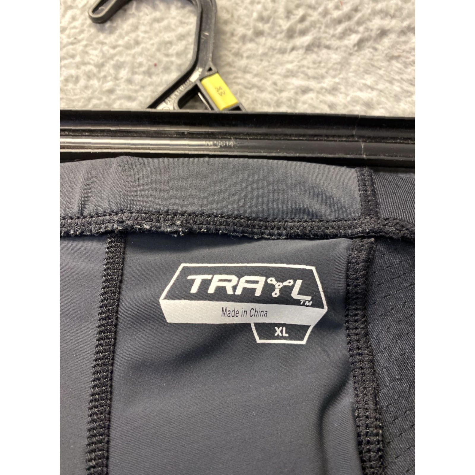Vintage Trayl Dri-Fit 8" Biker Shorts XL Unisex Black Polyester Blend Solid Pockets High-Waisted 8" Inseam Button? (Note: Original contains no buttons) Size 40" / US 18 - 7 Thumbnail