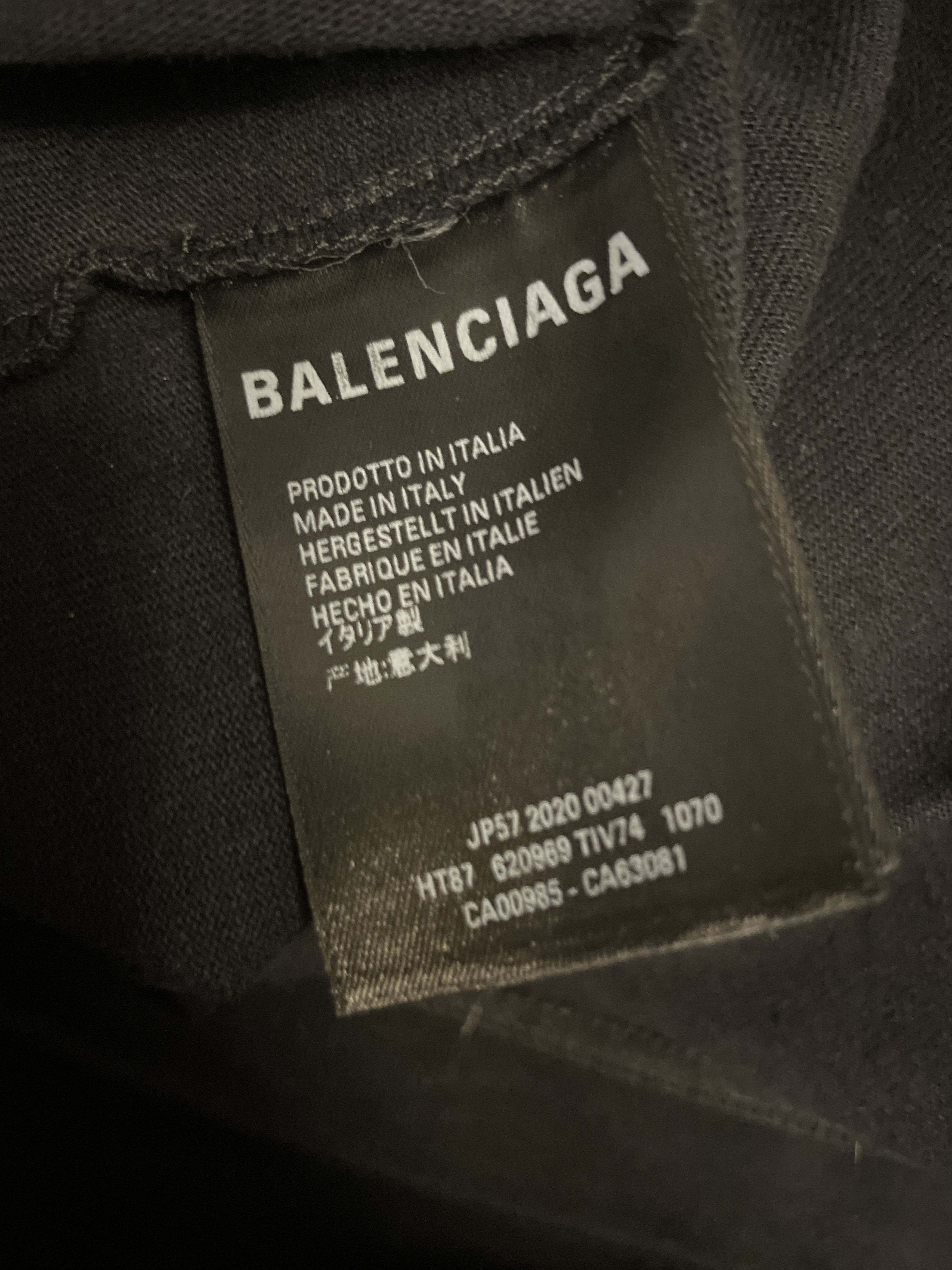 Balenciaga Balenciaga crew tee Size US M / EU 48-50 / 2 - 4 Thumbnail