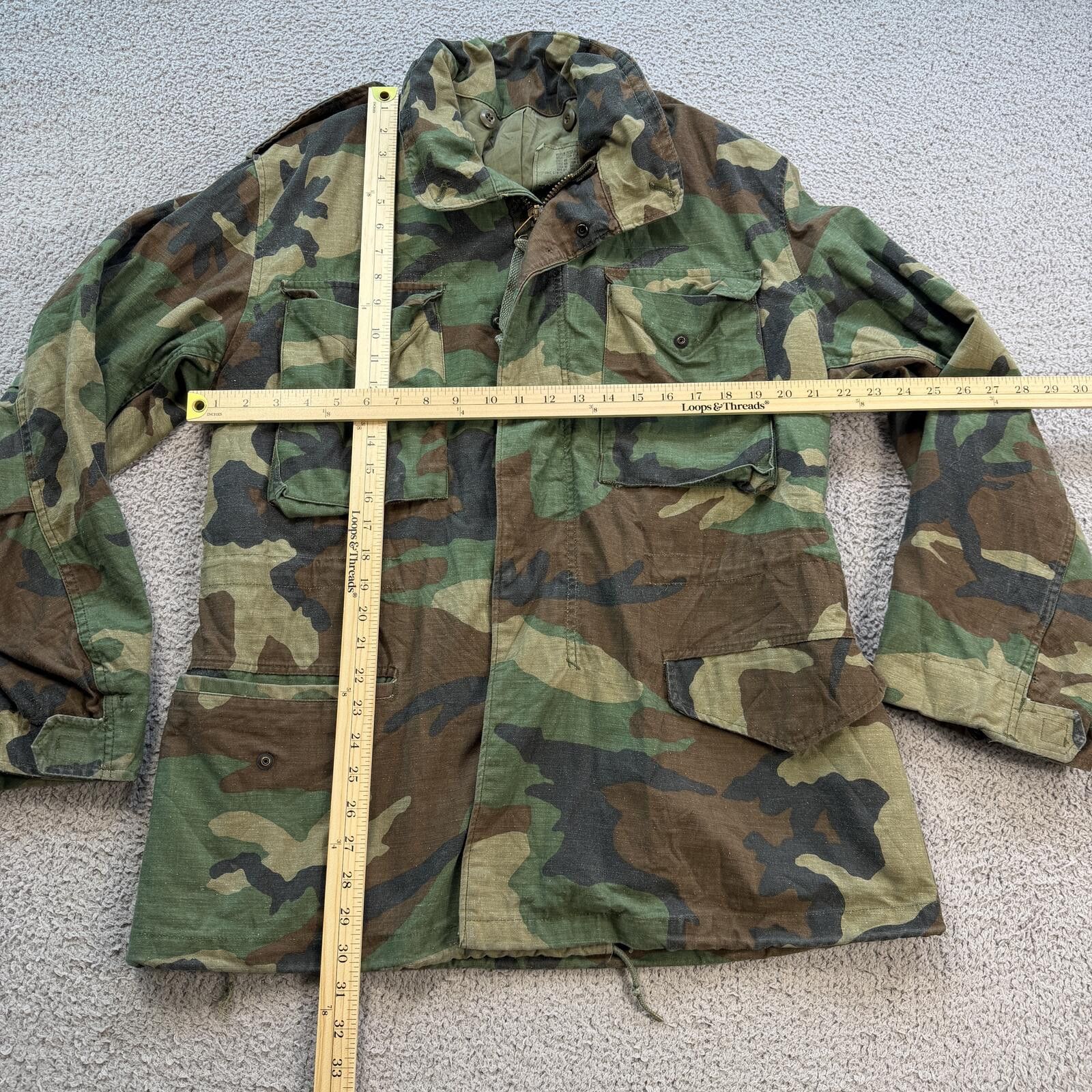 Alpha Industries Vintage 1986 Alpha Industries Woodland Camo M65 Field Jacket Size US M / EU 48-50 / 2 - 3 Thumbnail