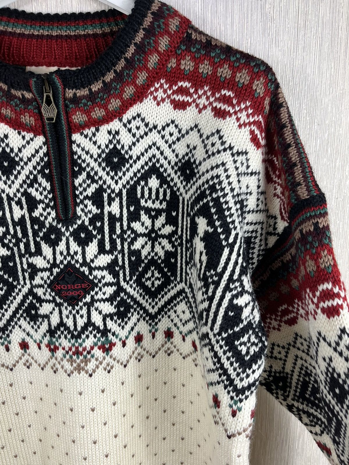 Dale Of Norway × Vintage Vintage Dale of Norway wool heavy patterned zip sweater knit Size US S / EU 44-46 / 1 - 17 Thumbnail