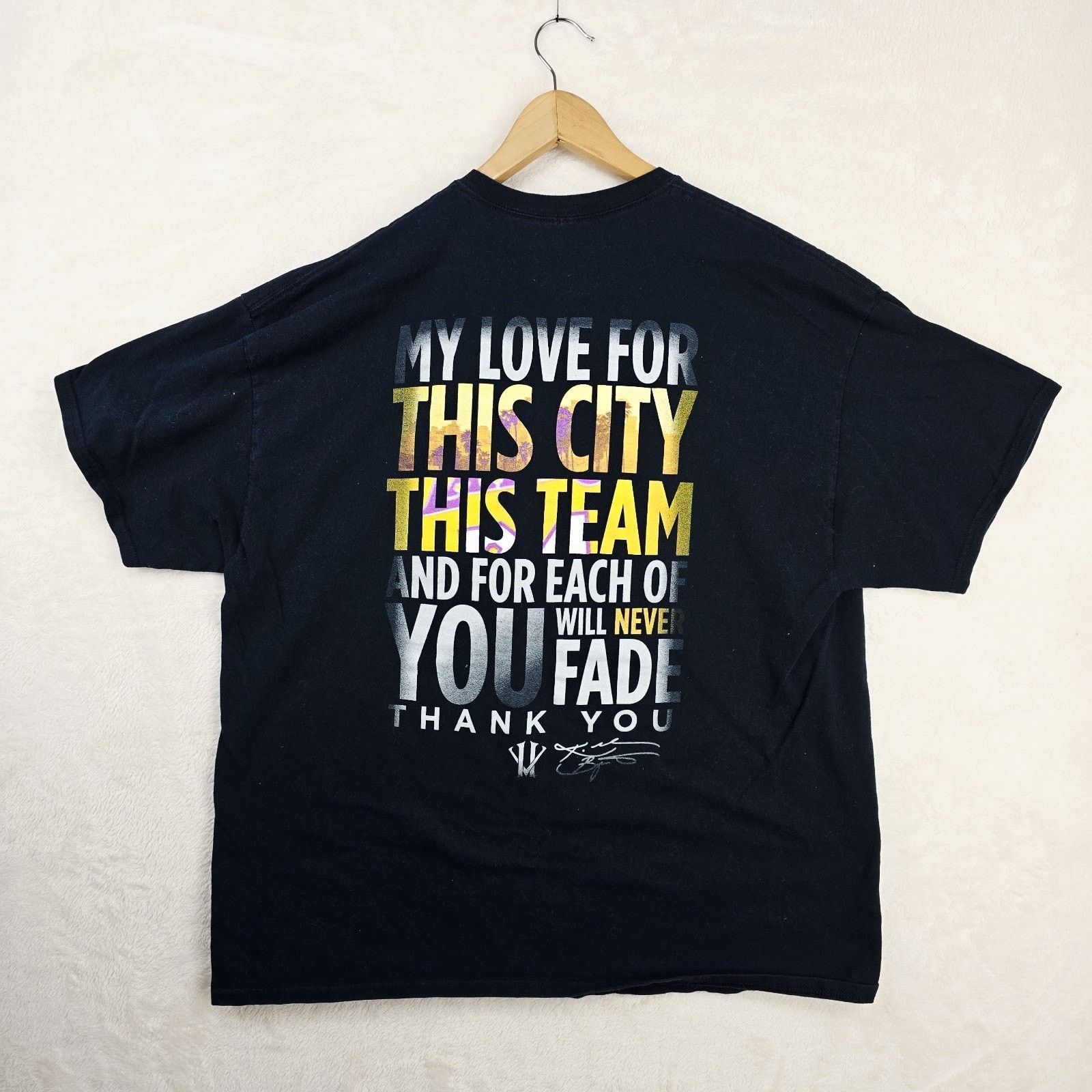Other Kobe Bryant 2020 Official Shirt XXL Black Los Angeles Lakers Size US XXL / EU 58 / 5 - 6 Thumbnail