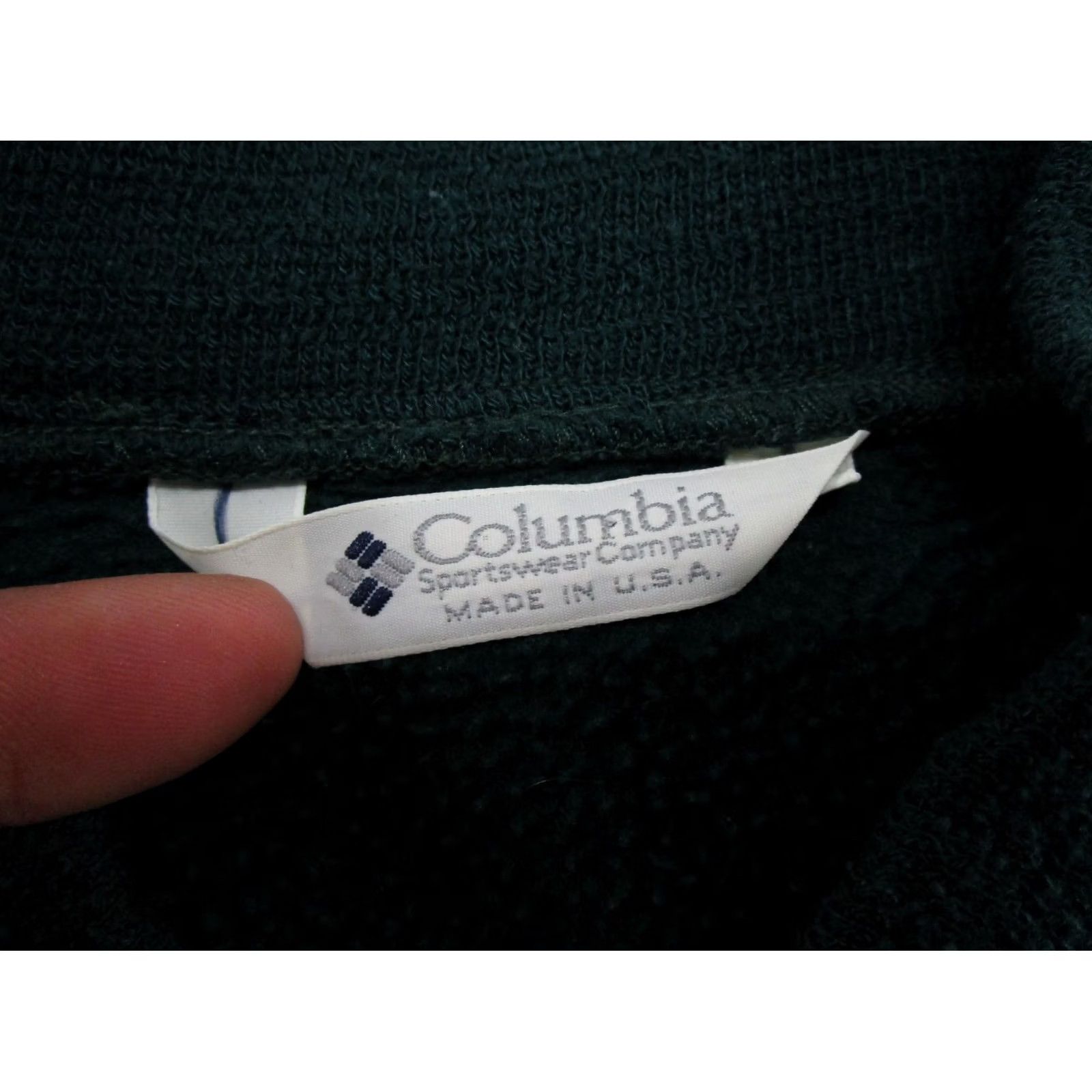 Vintage VINTAGE Columbia Jacket Hoodie? 90s Fleece Size L Mens Green 1/4 Button Read Logo Hiking NP Size US L / EU 52-54 / 3 - 2 Thumbnail