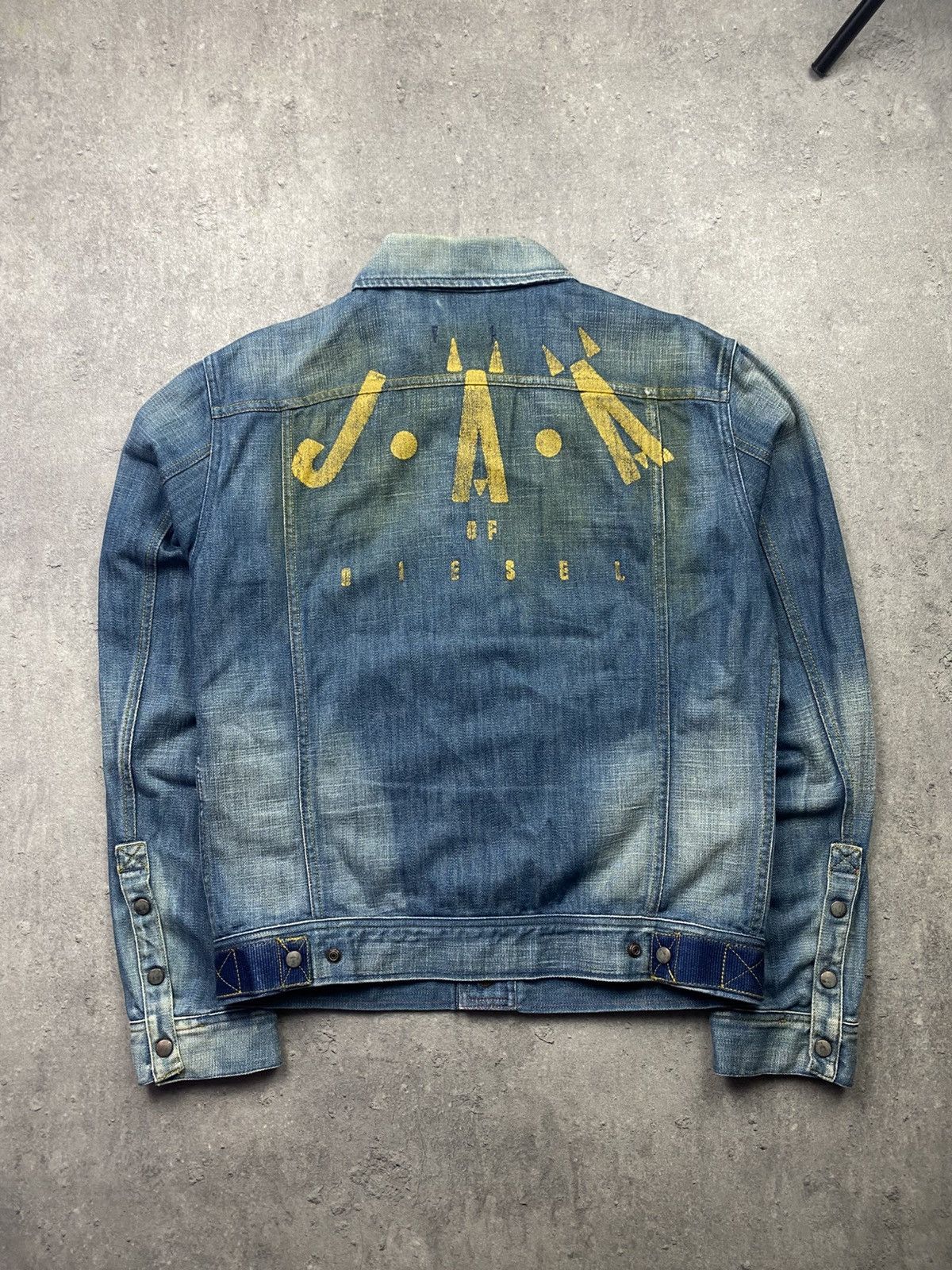 Diesel Denim jacket Diesel J.A.A. jeans vintage rare streetwear y2k Size US L / EU 52-54 / 3 - 1 Thumbnail