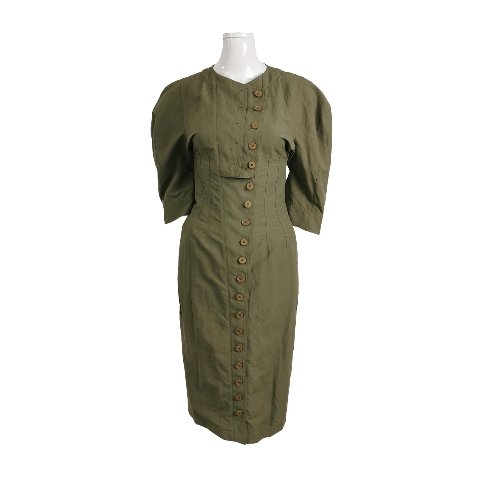 Stella McCartney Stella McCartney Cotton Linen Button Midi Dress 36 Size XS / US 0-2 / IT 36-38 - 1 Thumbnail