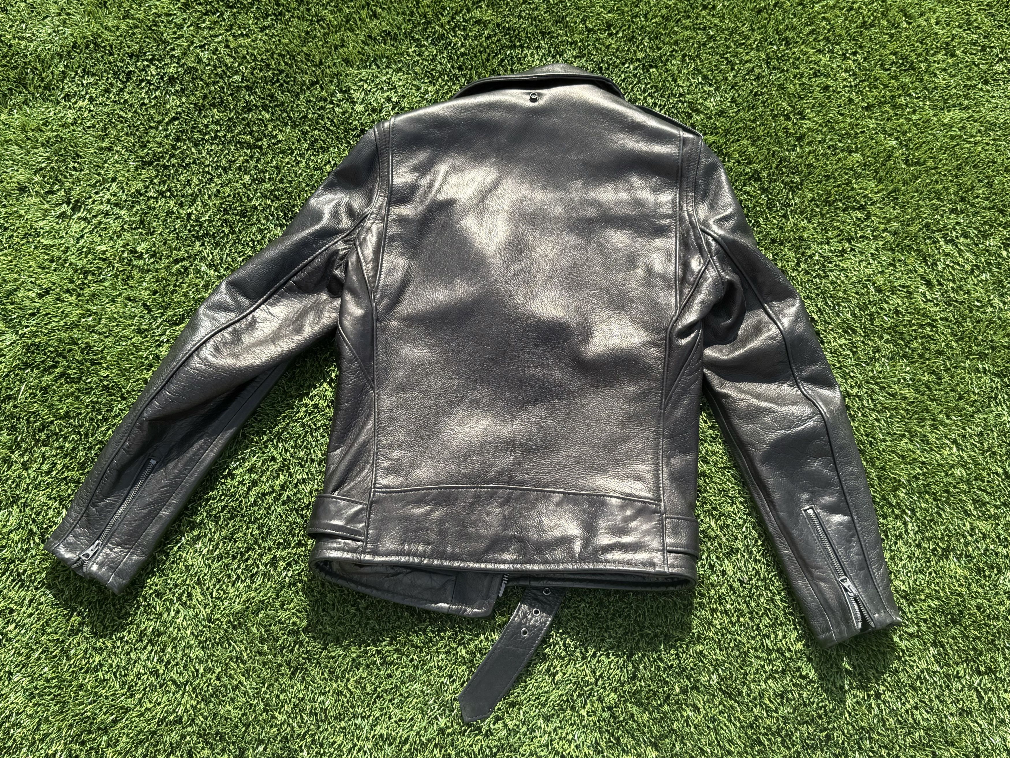 Schott Waxy Natural Cowhide 50's Perfecto Motorcycle Leather Jacket Size US S / EU 44-46 / 1 - 2 Thumbnail