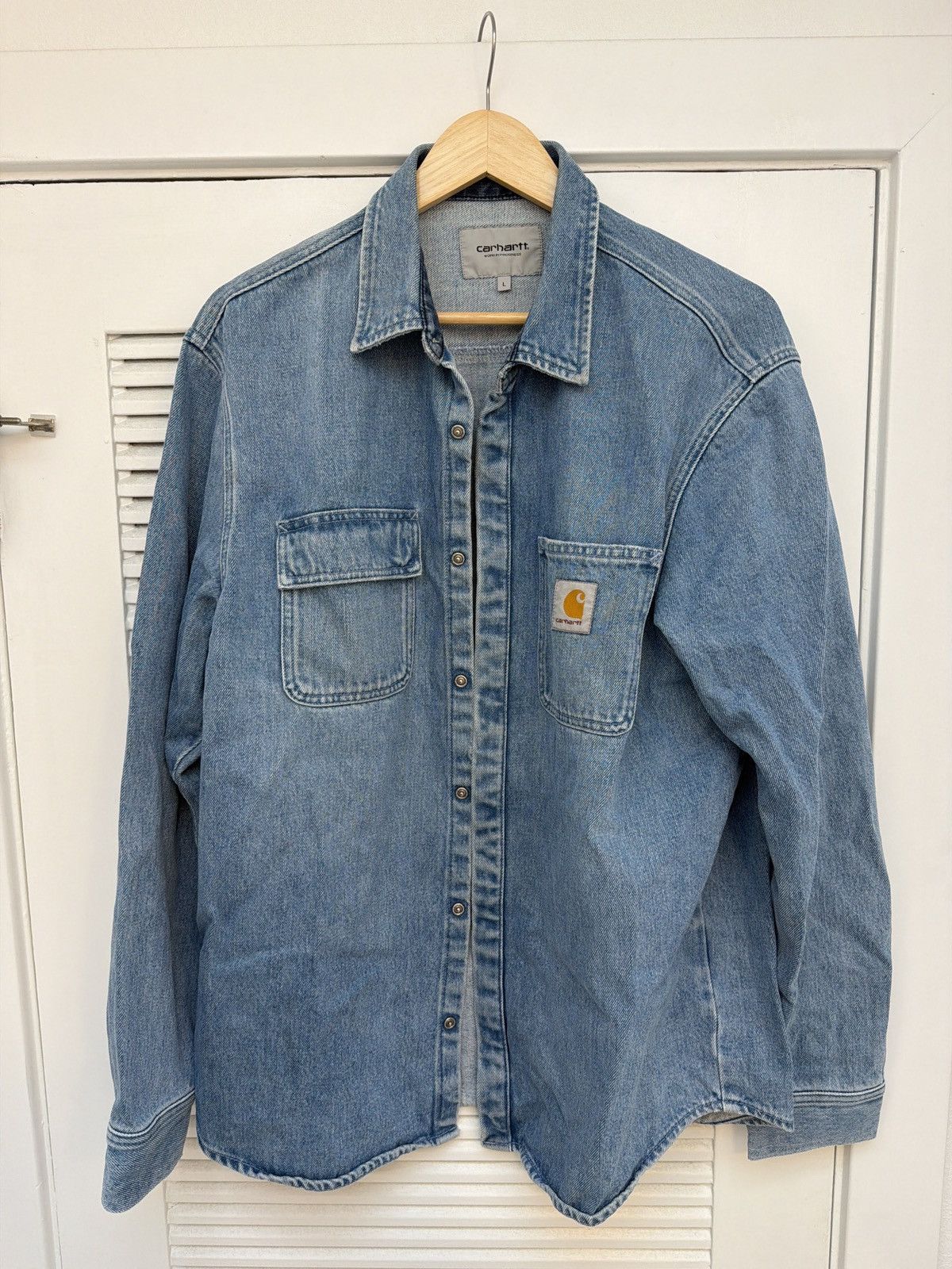 Carhartt WIP Salinac Denim Snap Shirt