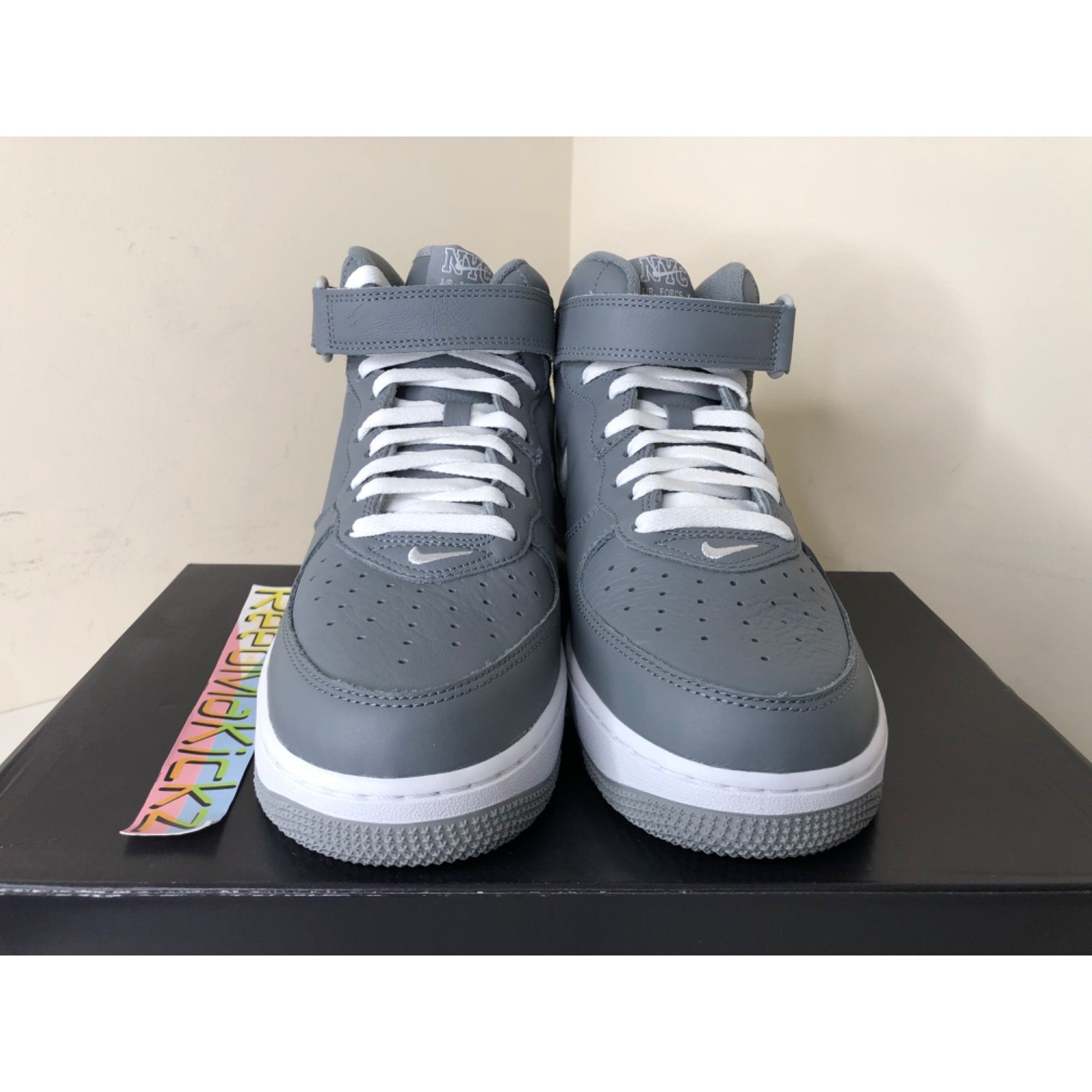 Nike Nike Air Force 1 Mid Jewel NYC Grey WOMENS 7us Size US 7 / IT 37 - 2 Thumbnail