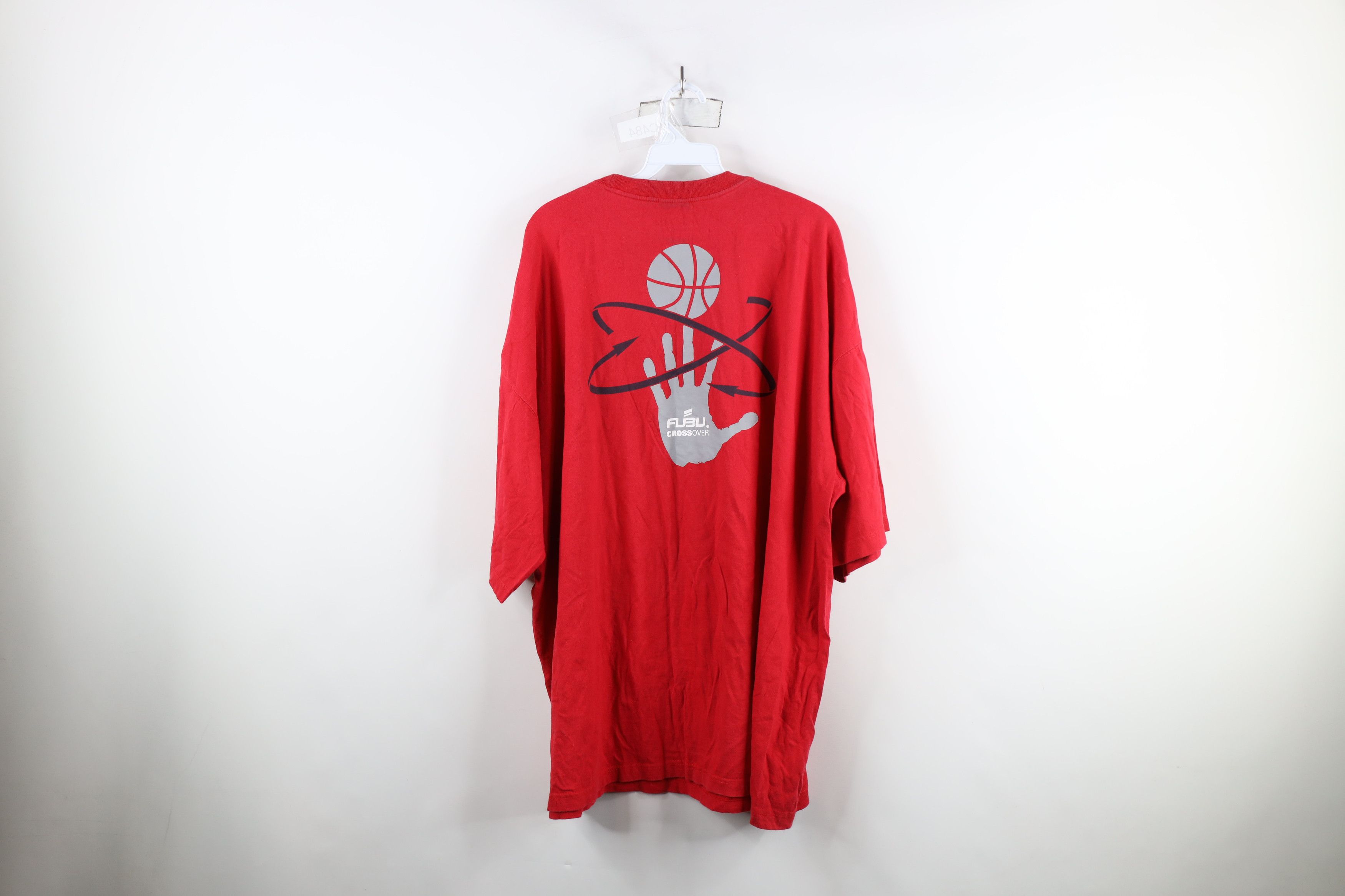 Fubu × Vintage Vintage 90s Y2K FUBU Basketball Over Short Sleeve T-Shirt Size US XXL / EU 58 / 5 - 13 Thumbnail