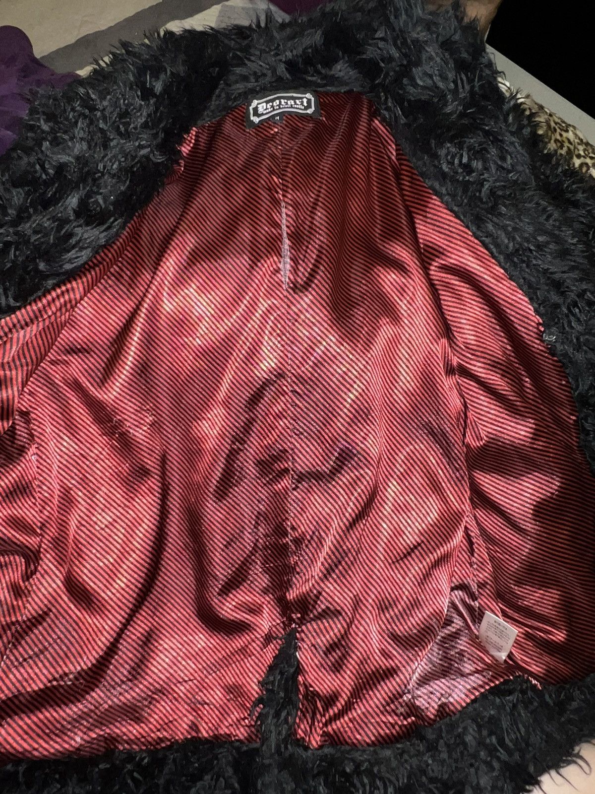 Japanese Brand Vintage DEORART black faux fur jacket 🖤🧛🏻‍♀️ Size US M / EU 48-50 / 2 - 10 Thumbnail