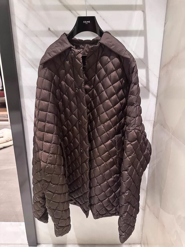 Raf Simons Raf Simons Brown Quilted Cotton Coat- DMC Size US S / EU 44-46 / 1 - 1 Thumbnail