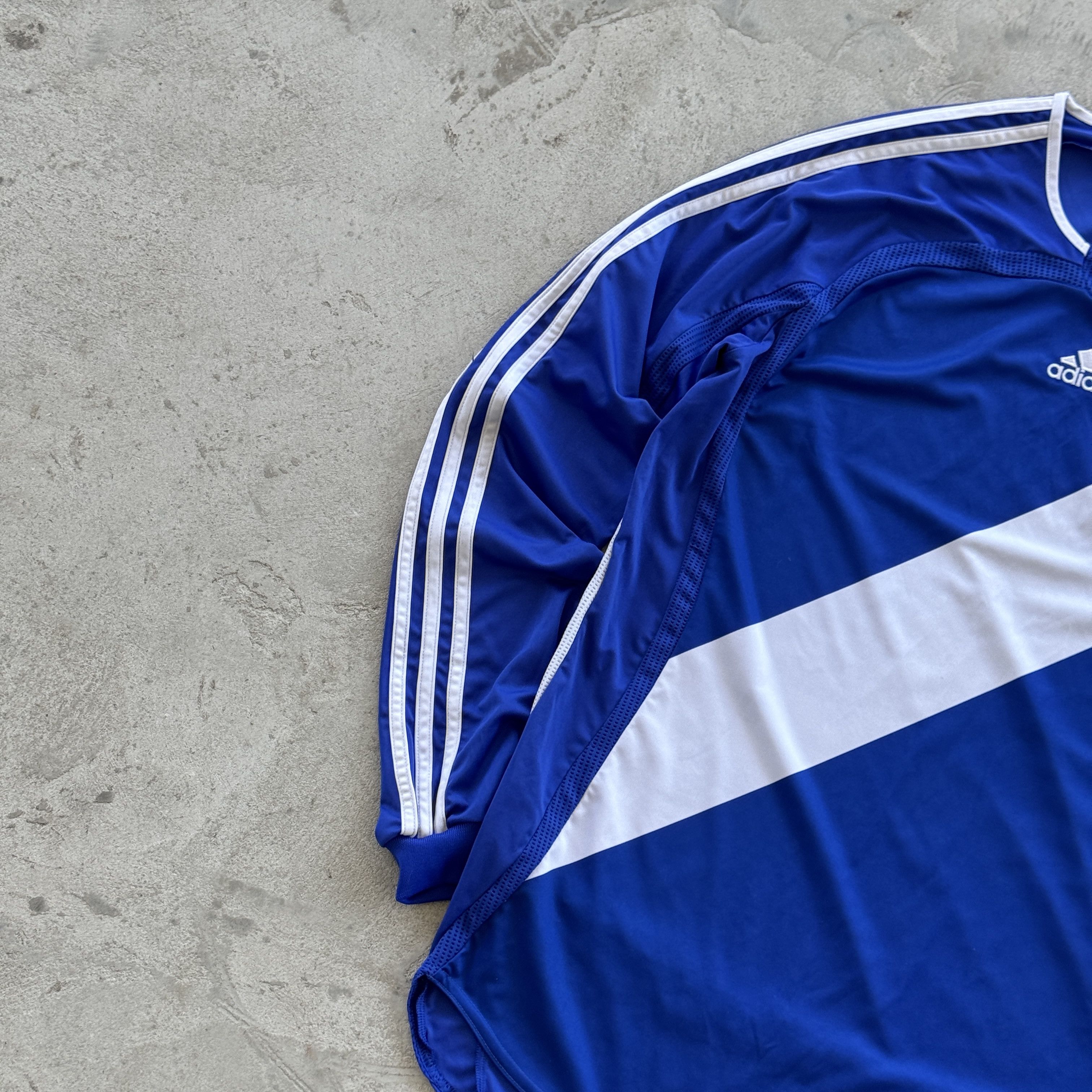 Adidas Vintage Adidas Dynamo Kyiv Long Sleeve Soccer Jersey Blue M Size US M / EU 48-50 / 2 - 3 Thumbnail