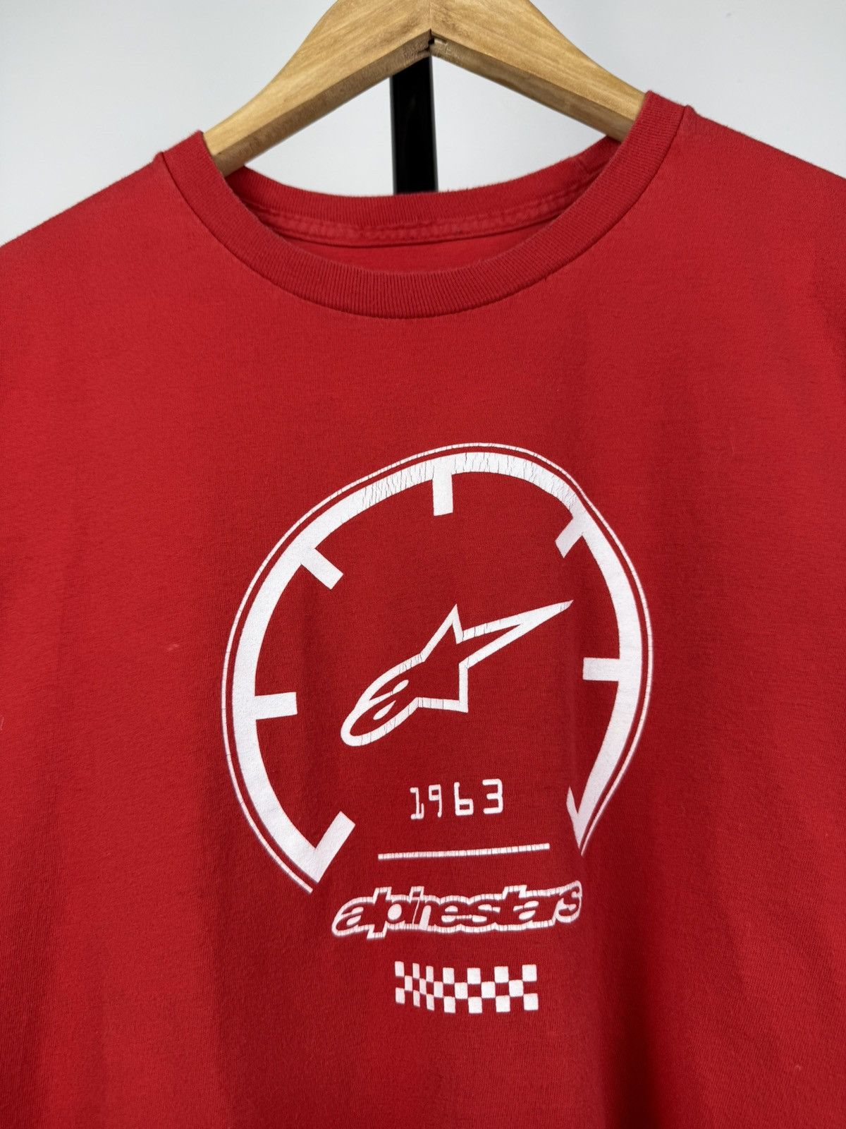 Vintage Vintage Y2K Alpinestar big logo Racing faded t shirt Size US L / EU 52-54 / 3 - 2 Thumbnail