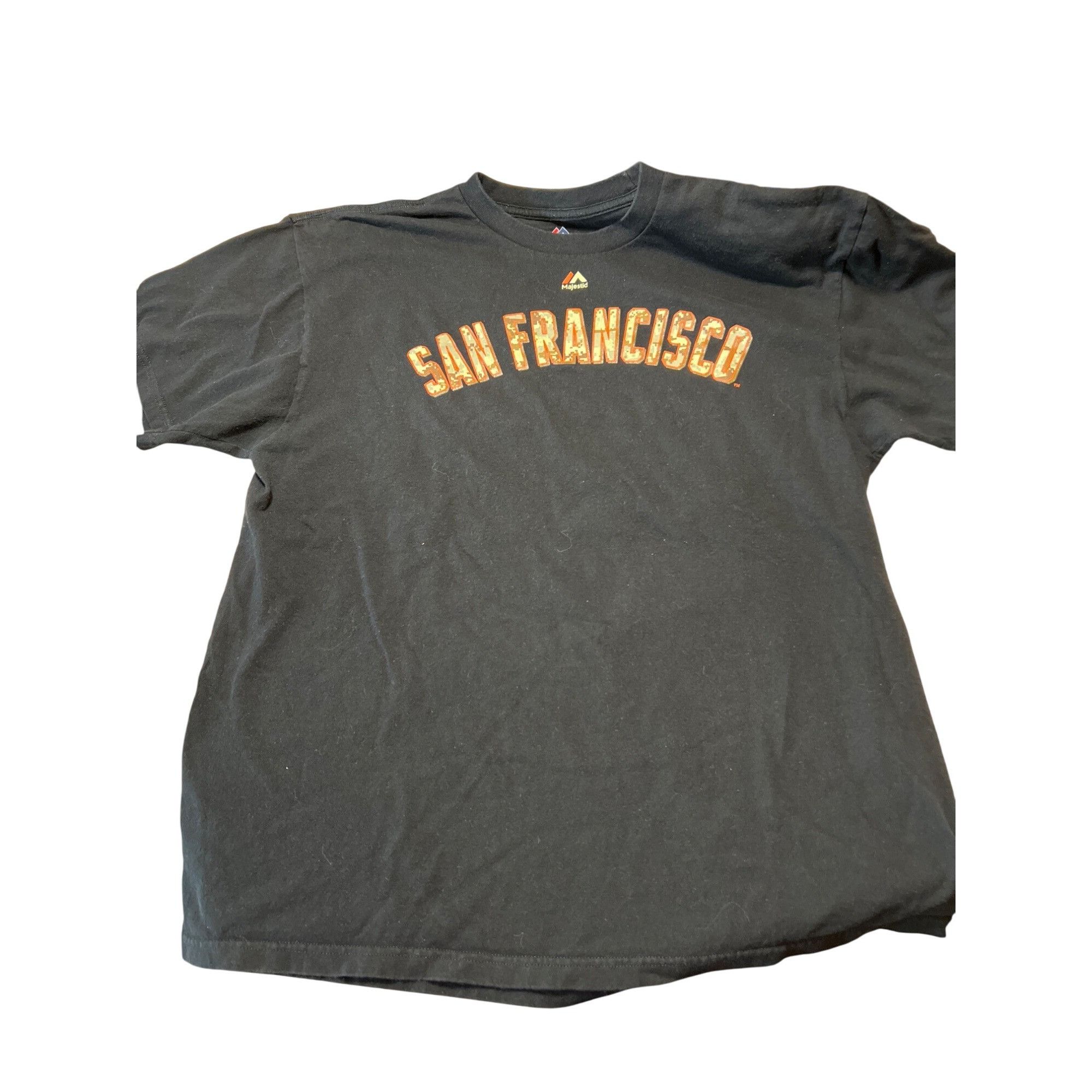 Majestic Majestic San Francisco Giants Posey #28 Digi Camo Lettering Size US XL / EU 56 / 4 - 1 Thumbnail