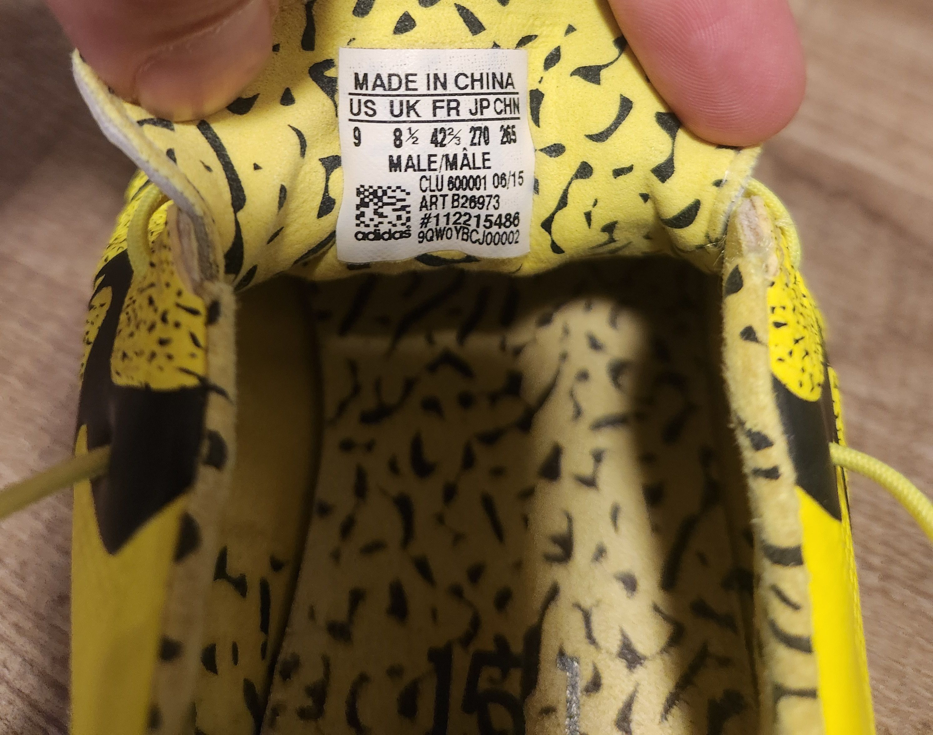 Adidas Adidas X 15.1 (K- Leather) Size US 9 / EU 42 - 5 Thumbnail