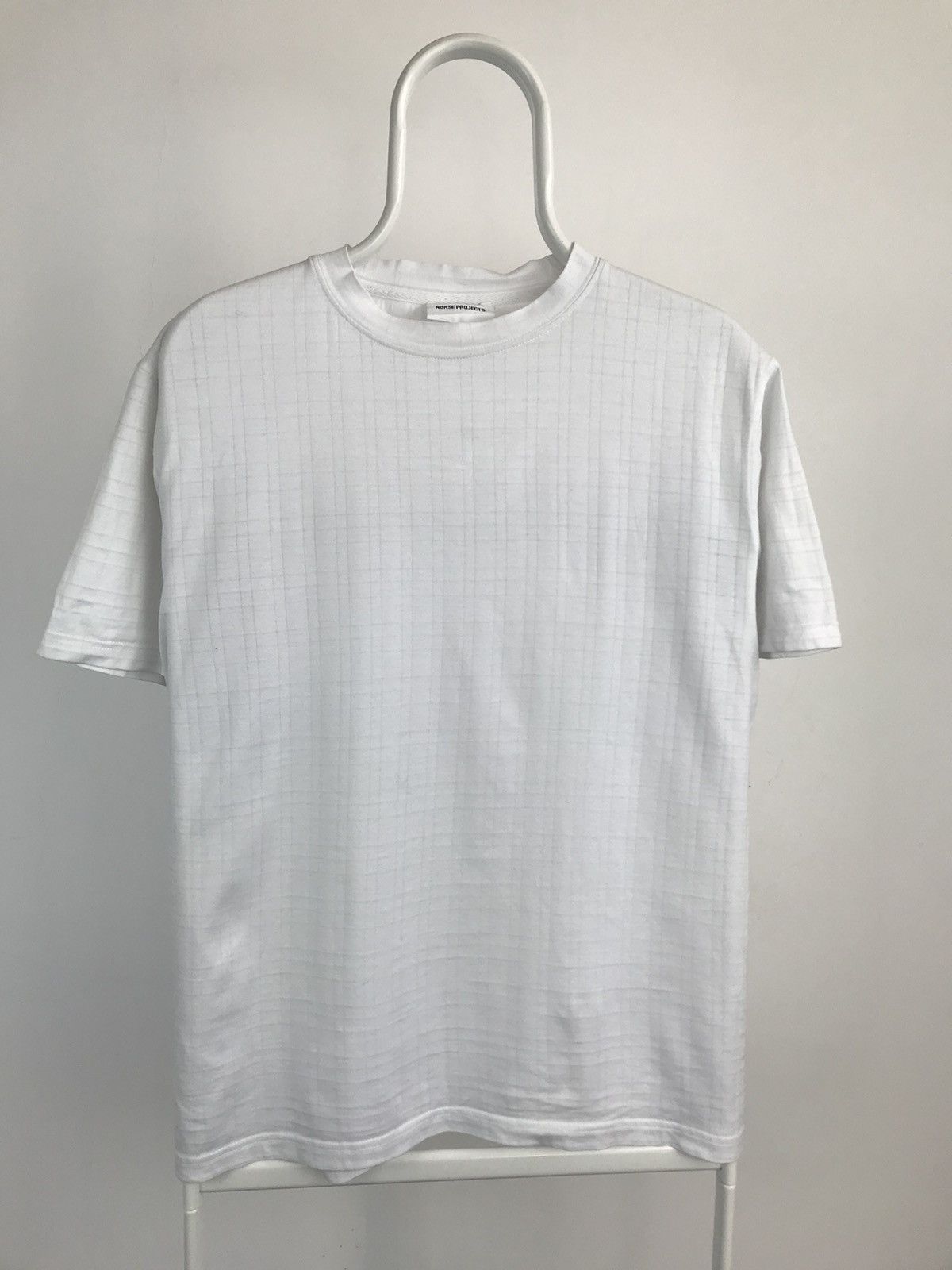 Norse Projects Norse Projects White Classic Johannes Check Tshirt Size US L / EU 52-54 / 3 - 1 Thumbnail