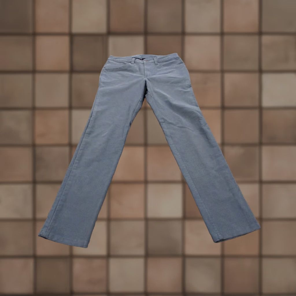 Lululemon Lululemon Chino Mens 28 Blue Pant Slim Canvas Business Preppy Utilitech LM5abns Size US 30 / EU 46 - 1 Thumbnail