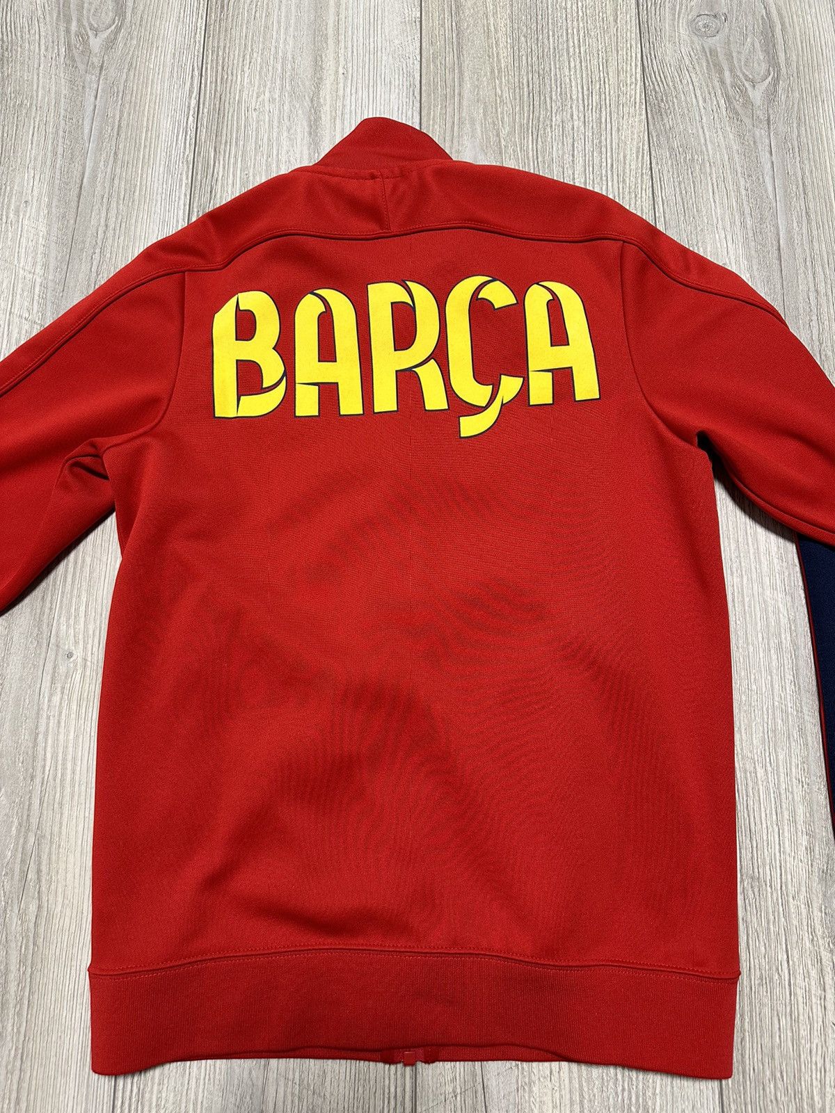 Nike Vintage Nike FC Barcelona Soccer Track Jacket Size US S / EU 44-46 / 1 - 7 Thumbnail