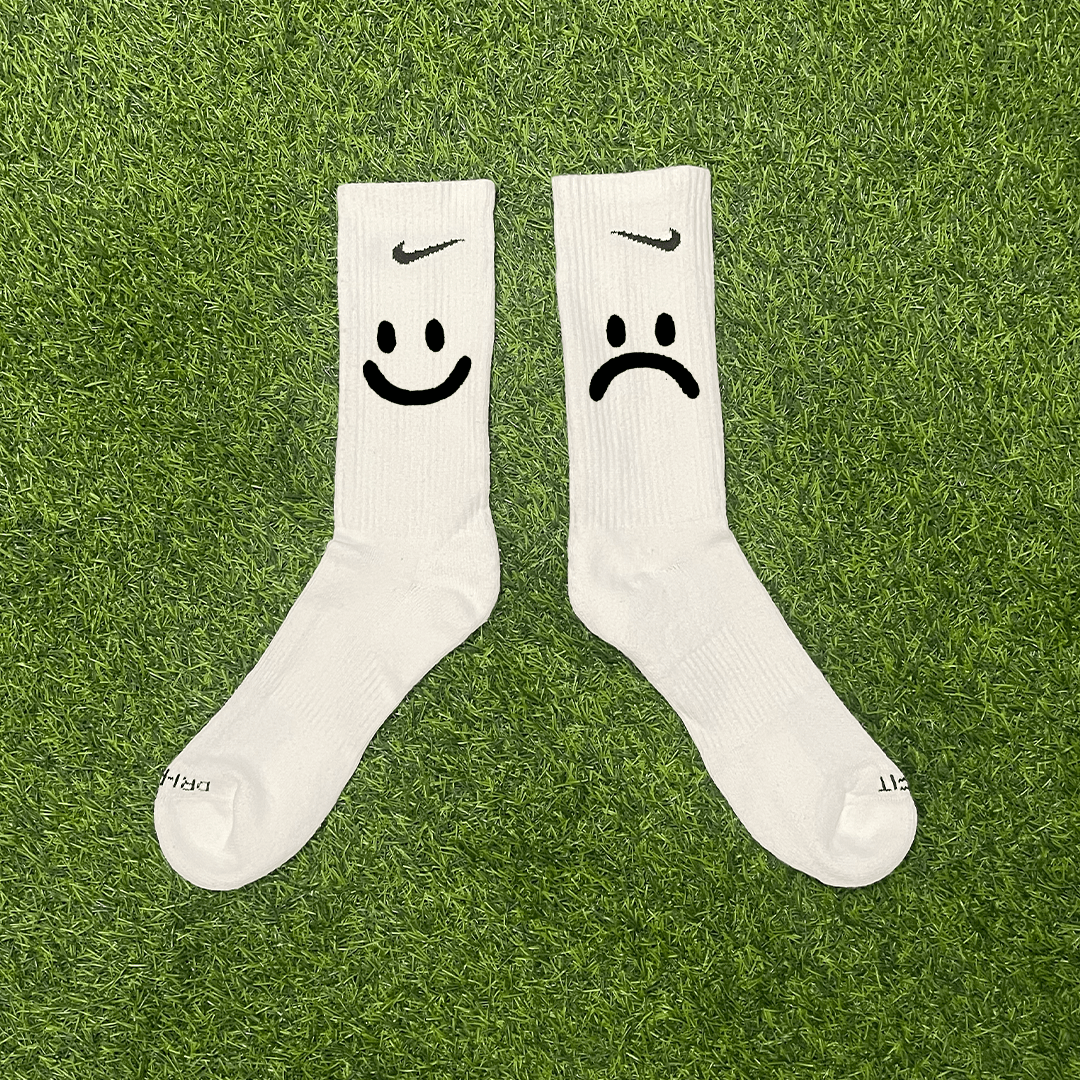 Nike NIKE CUSTOM HAPPY SAD SOCKS Size ONE SIZE - 1 Preview