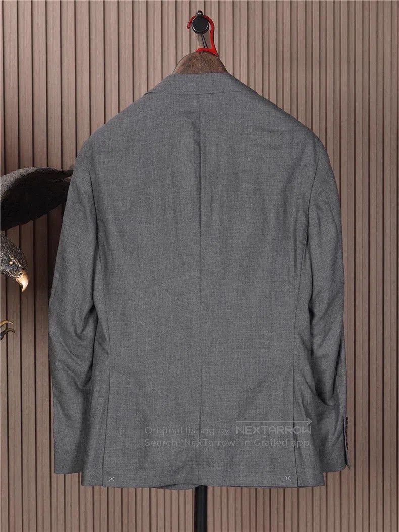 Brunello Cucinelli Brunello Cucinelli Lightweight Pure Cashmere Blazer Size 50L - 3 Thumbnail