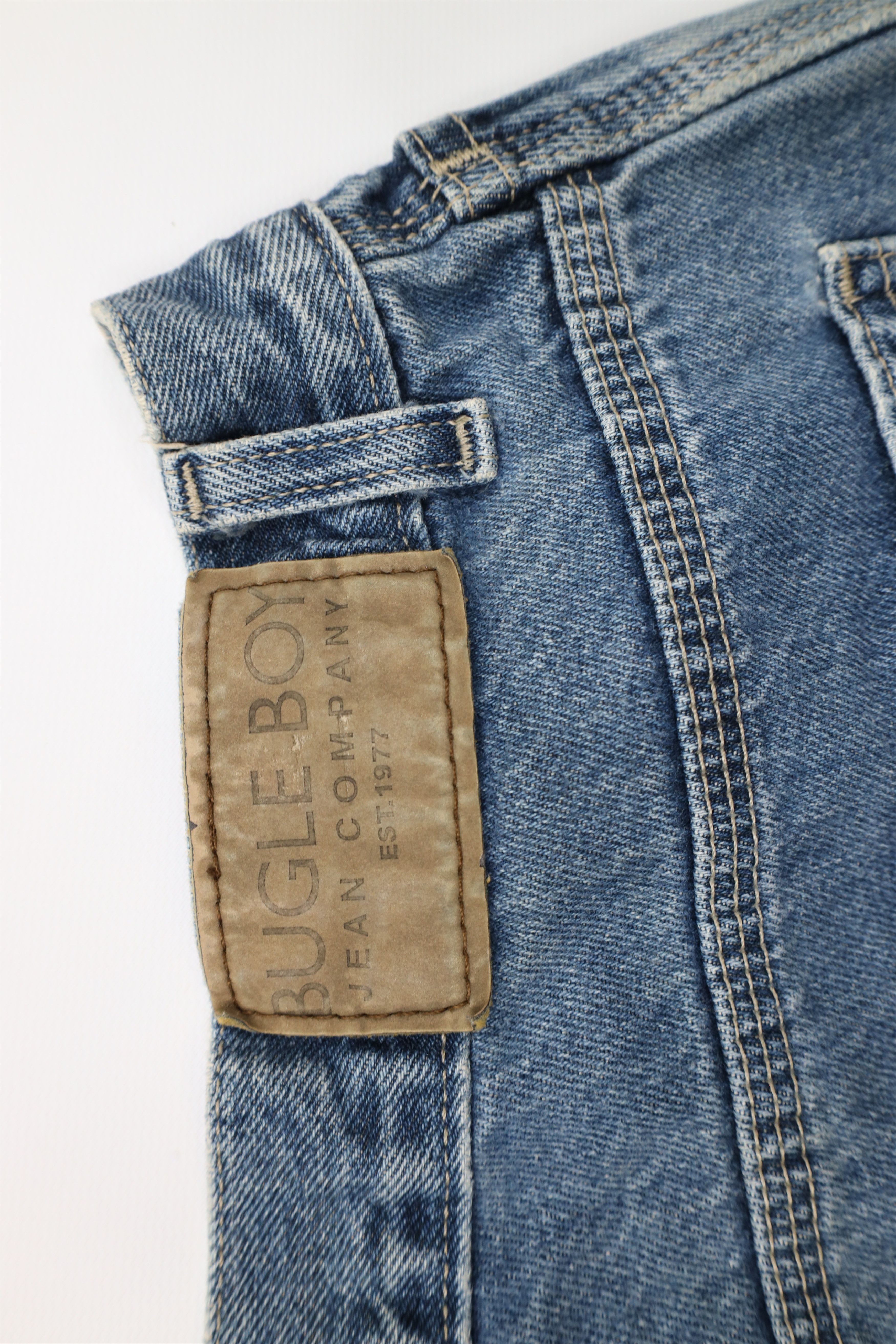 Vintage Vintage 90s Streetwear Wide Leg Carpenter Denim Jeans Blue Size US 34 / EU 50 - 12 Thumbnail