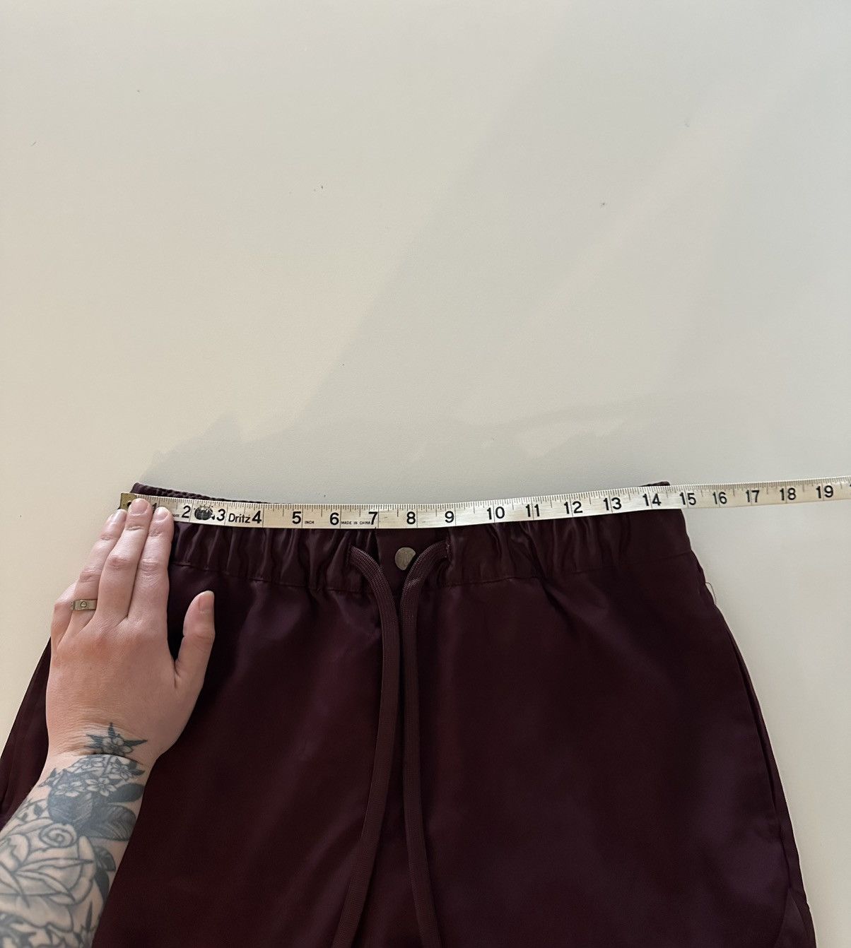 A Ma Maniere × Jordan Brand Jordan X A Ma Maniere Burgundy Jacquard Short Men’s S Floral Size US 31 - 2 Thumbnail