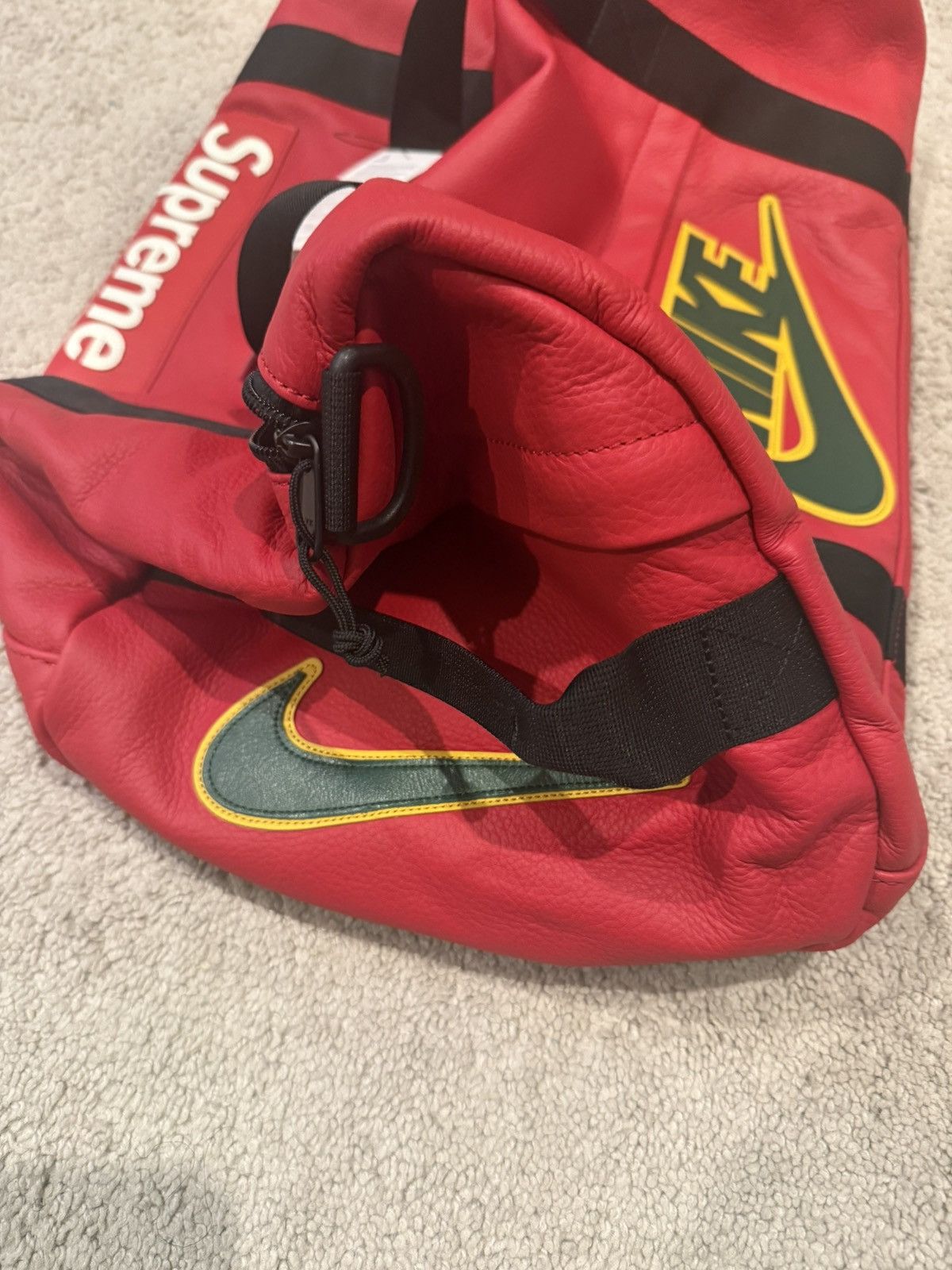 Nike × Supreme Nike x Supreme leather duffle bag Size ONE SIZE - 10 Thumbnail