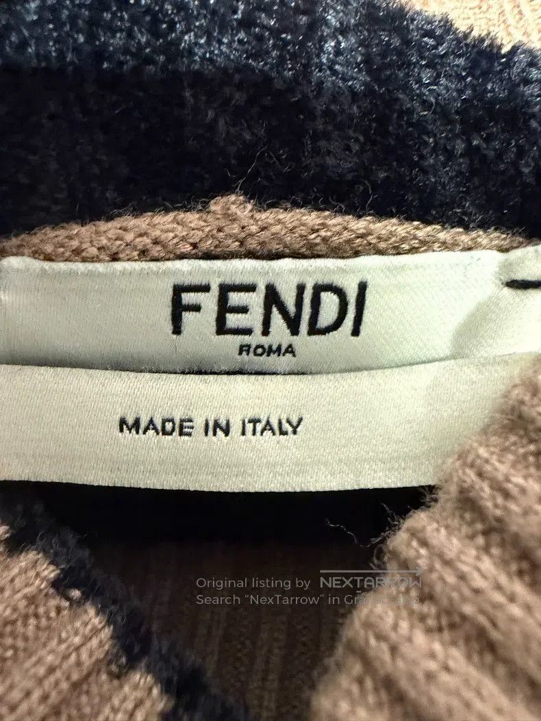 Fendi Fendi All-over Printed Vintage Floral Cashmere Cloak Sweat Size XS / US 0-2 / IT 36-38 - 4 Thumbnail