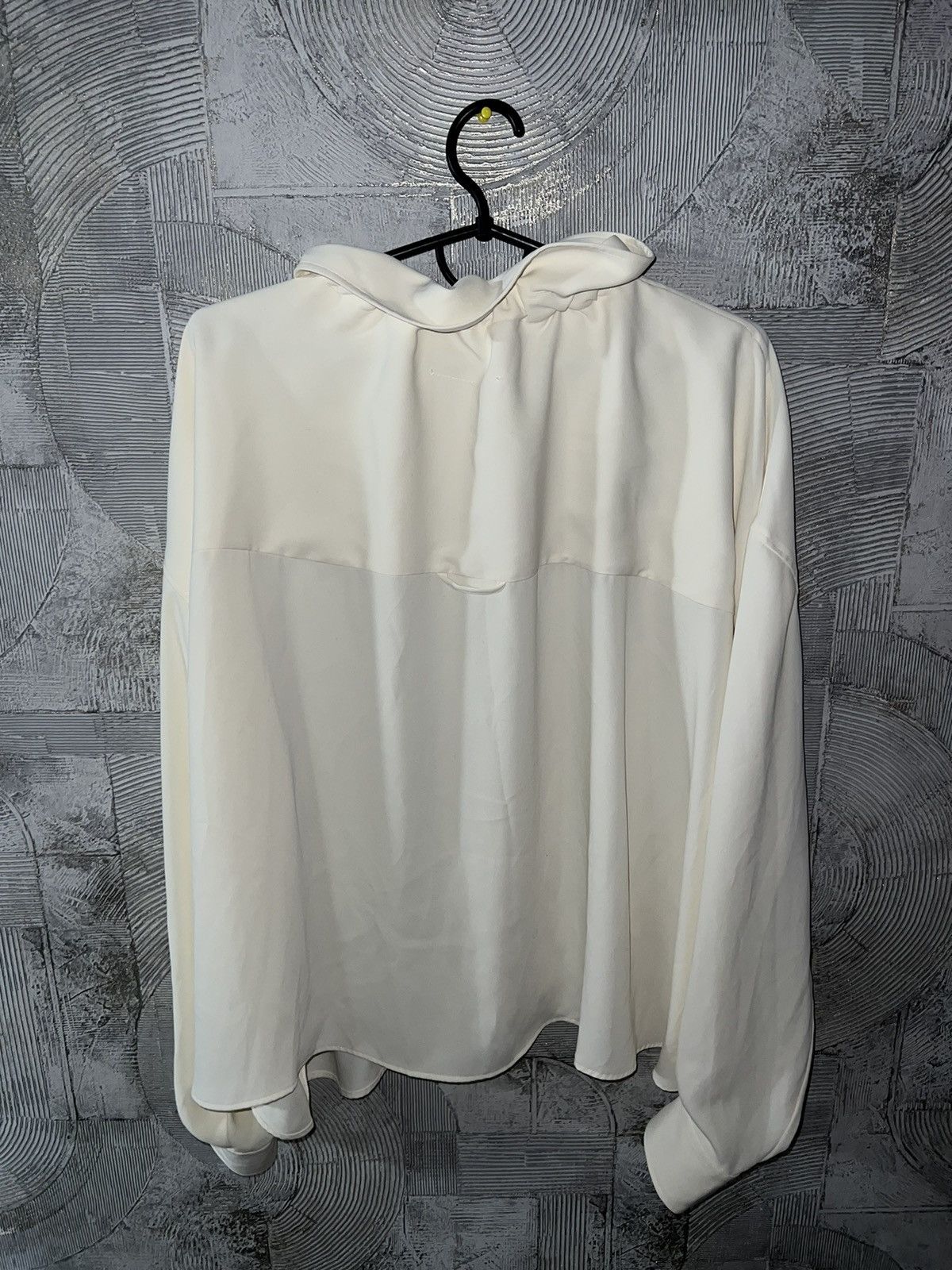 Maison Margiela MM6 Maison Margiela Off-White Elasticated Collar Blouse Size M / US 6-8 / IT 42-44 - 6 Thumbnail