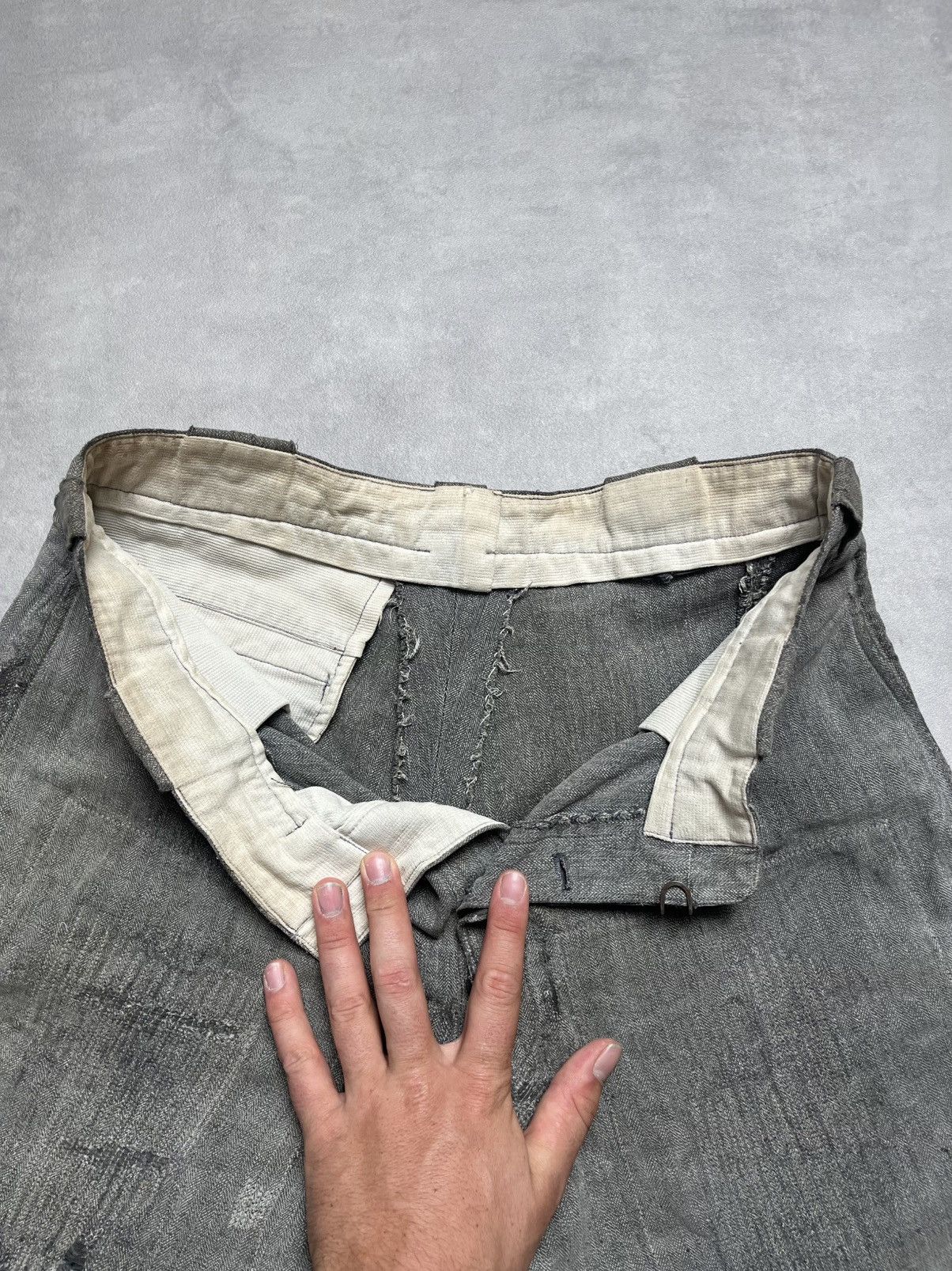 Vintage Rare true vintage 1930’s french workwear trouser Size US 30 / EU 46 - 6 Thumbnail