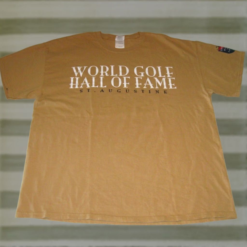 Gildan World Golf HALL of FAME St. Augustine Florida PGA TOUR Golfing t shirt Men's XL Size US XL / EU 56 / 4 - 1 Thumbnail