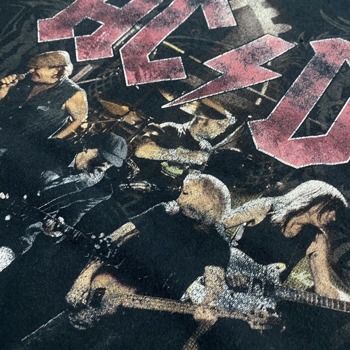Band Tees Vintage AC/DC 2009 Black Ice Starworld rock band tee Size US XXL / EU 58 / 5 - 6 Thumbnail