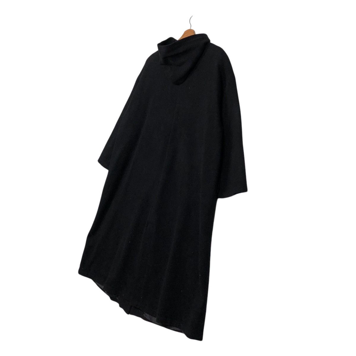 Issey Miyake 📌Rich Black Vintage Long Jacket K&M Collection Avant Garde Size US M / EU 48-50 / 2 - 13 Thumbnail