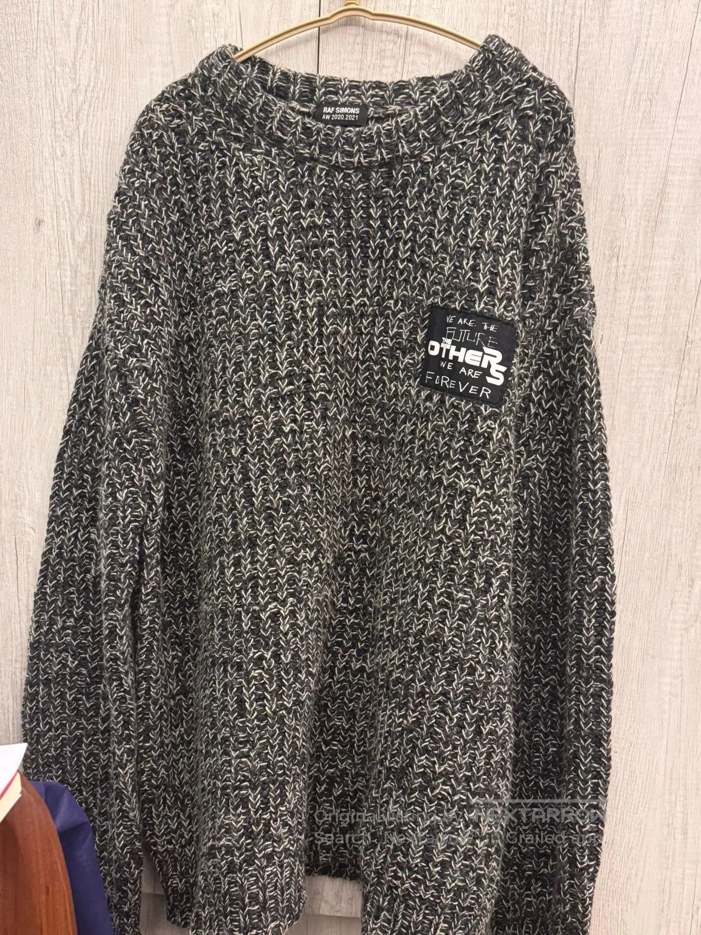 Raf Simons 20AW Patch Sweater.