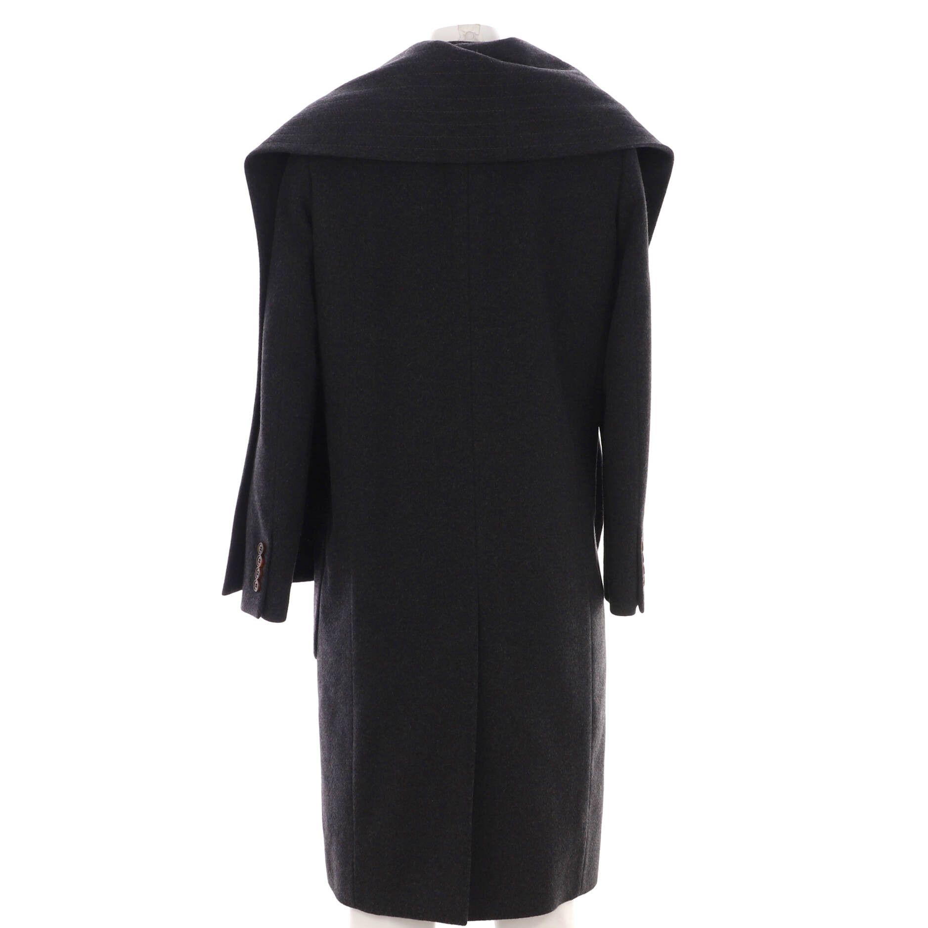 Balenciaga Women's headscarf coat cashmere Size ONE SIZE - 1 Thumbnail