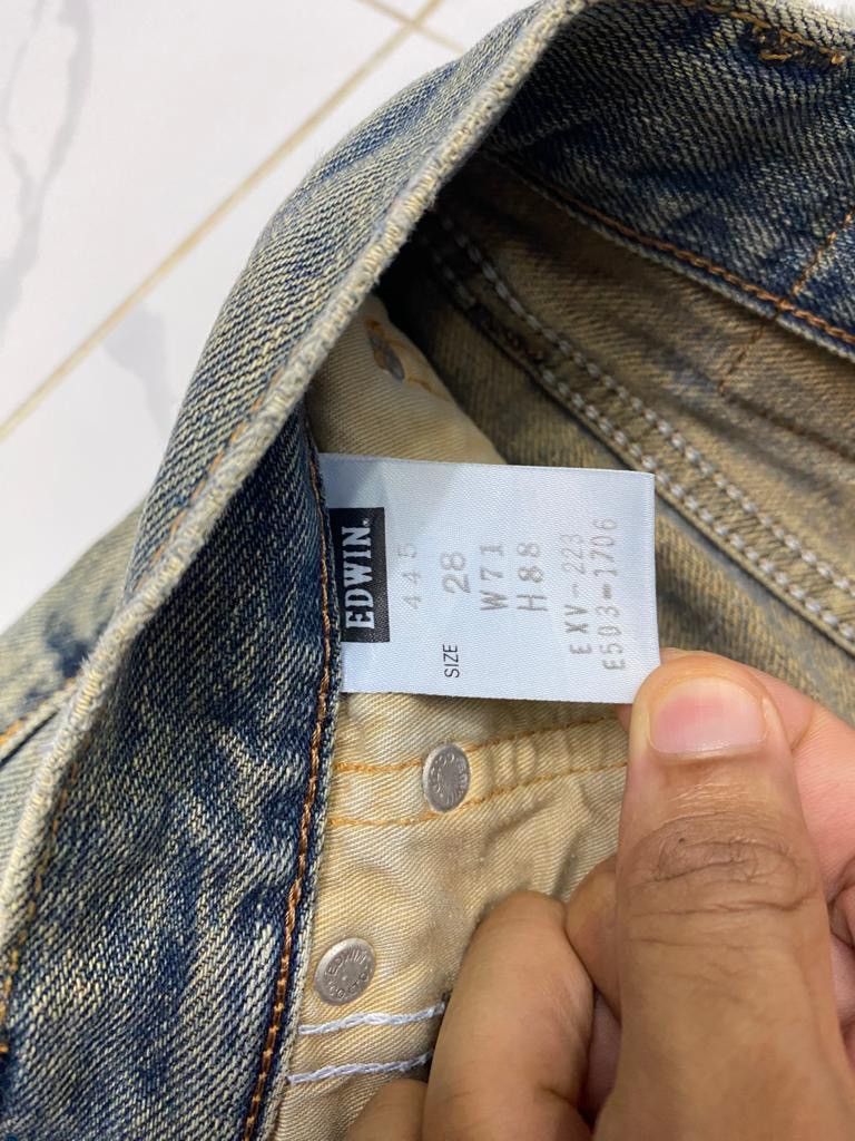 Kapital BAGGY🔥EDWIN XU DISTRESSED DENIM LOOSE FIT Size US 28 / EU 44 - 9 Thumbnail
