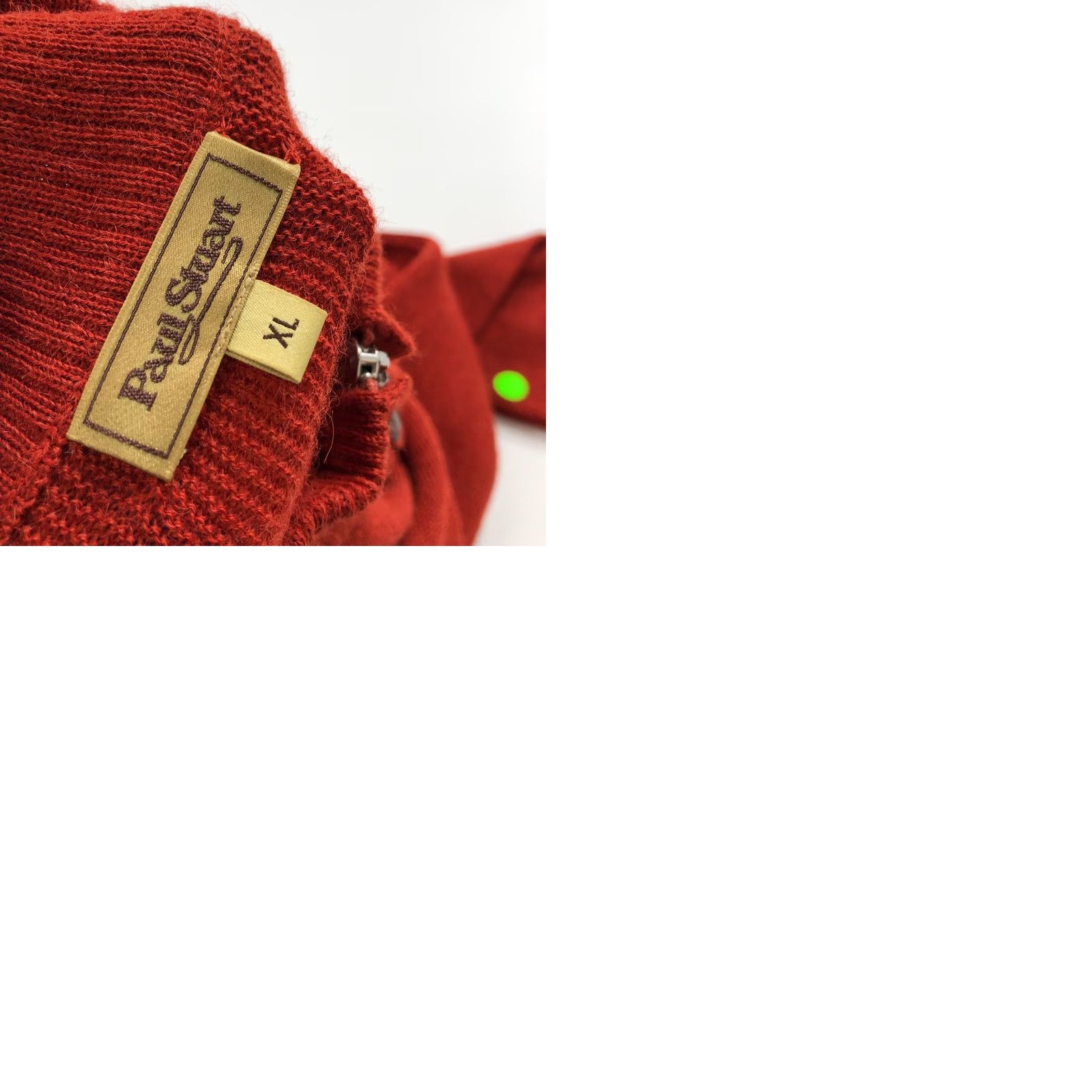 Paul Stuart Paul Stuart Pullover XL 100% Alpaca 1/4 Zip Mock Neck Sweater Orange Men Shirt Size US XL / EU 56 / 4 - 9 Thumbnail