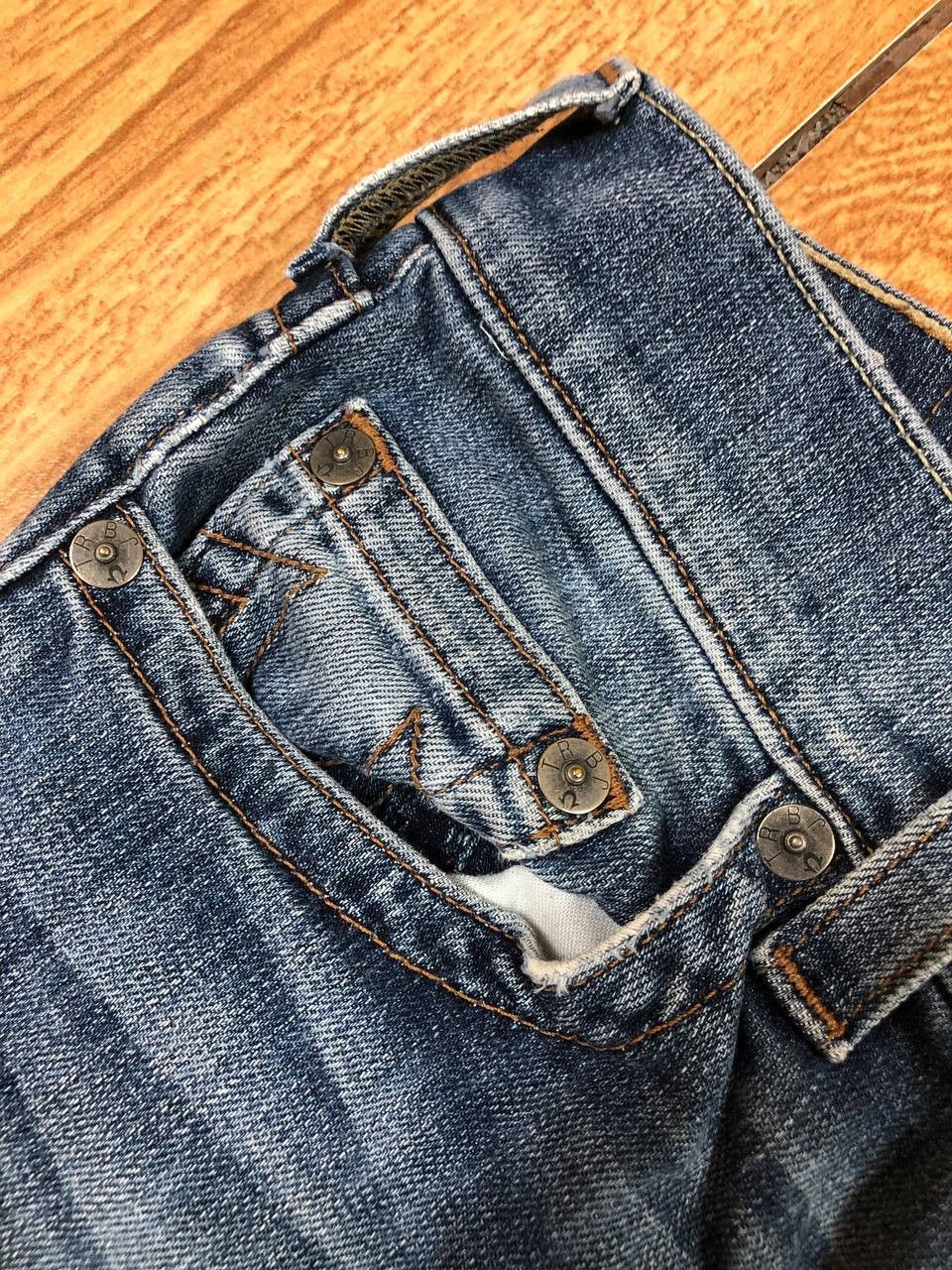 Japanese Brand × True Religion Crazy Crash Dirty Baggy Faded Jean Japan Avant Garde Style Size US 30 / EU 46 - 19 Thumbnail