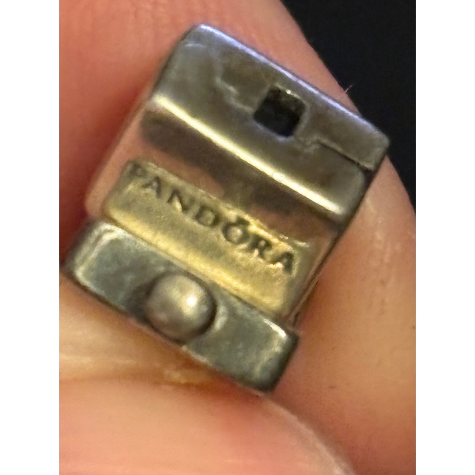 pandora Pandora S925 ALE Sterling Silver Mesh Bracelet 6.25" Charm Size ONE SIZE - 7 Thumbnail
