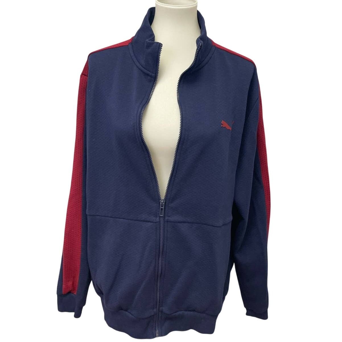 Puma Puma Mens XL Side Stripe Polyester Athletic Track Jacket Size US XL / EU 56 / 4 - 1 Thumbnail