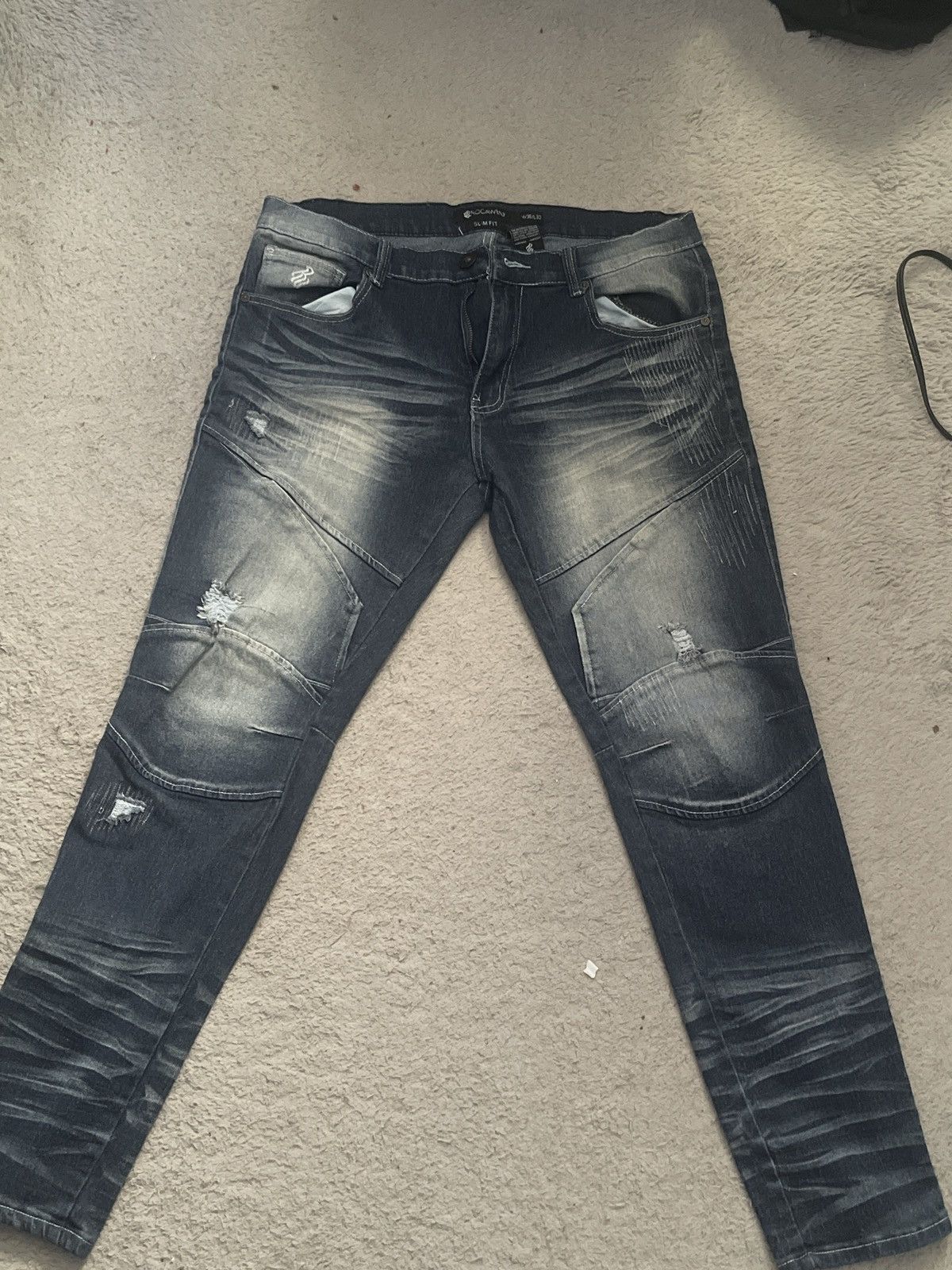 Rocawear Rocawear Distressed Denim Jeans Size US 36 / EU 52 - 1 Thumbnail