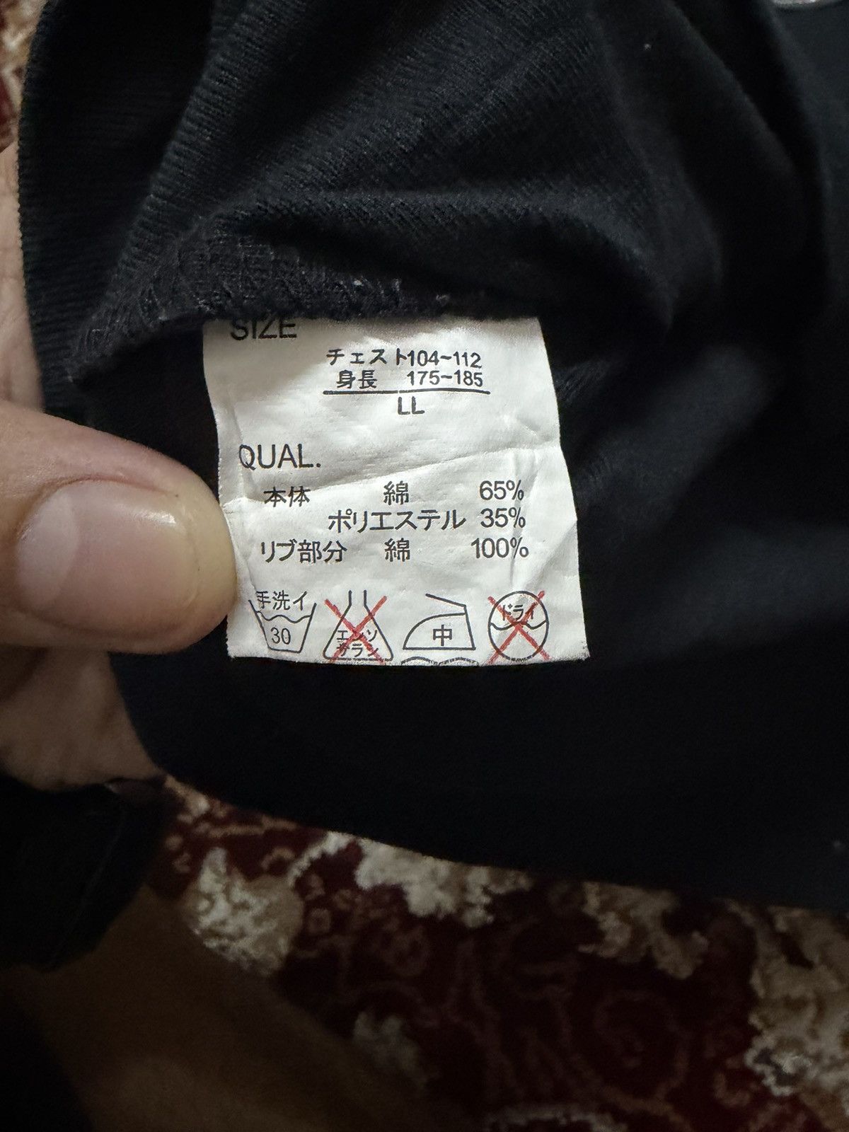 semanticdesign V-Neck Y2K Punk Style Italia Long Sleeve Tee Shirt Size US M / EU 48-50 / 2 - 5 Thumbnail