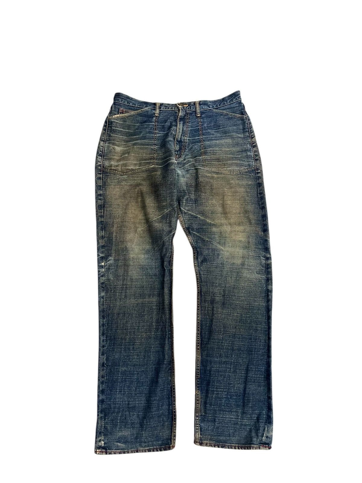Swagger Vintage Distressed Swagger Jeans size 35 x 43 Size US 35 - 1 Thumbnail