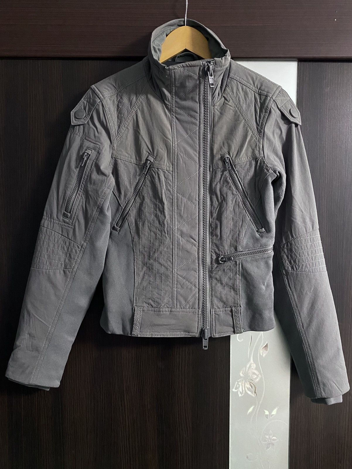 Adidas × Stella McCartney Women’s AW‘08 Asymmetric Multipocket Primaloft Biker Jacket Size XXS / US 00 / IT 34 - 6 Thumbnail