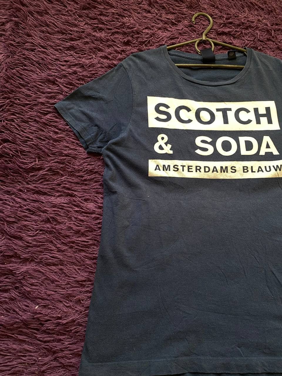 Scotch & Soda Scotch & Soda Amsterdam Blauw Classic T Shirt center logo Size US M / EU 48-50 / 2 - 8 Thumbnail