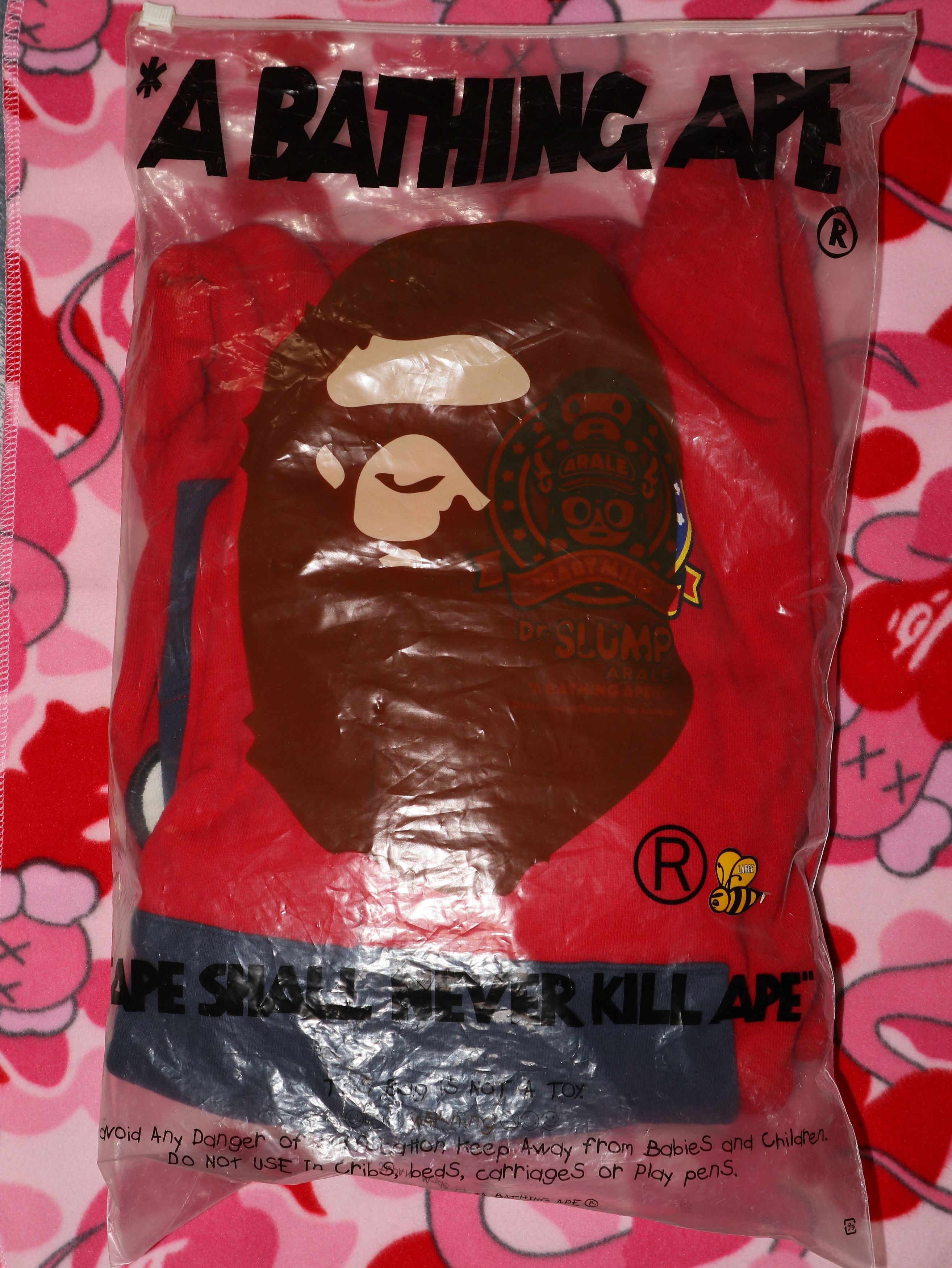 Bape Bape x Dr. Slump Arale Baby Milo Cap Zip Hoodie 2017 Size US M / EU 48-50 / 2 - 18 Thumbnail