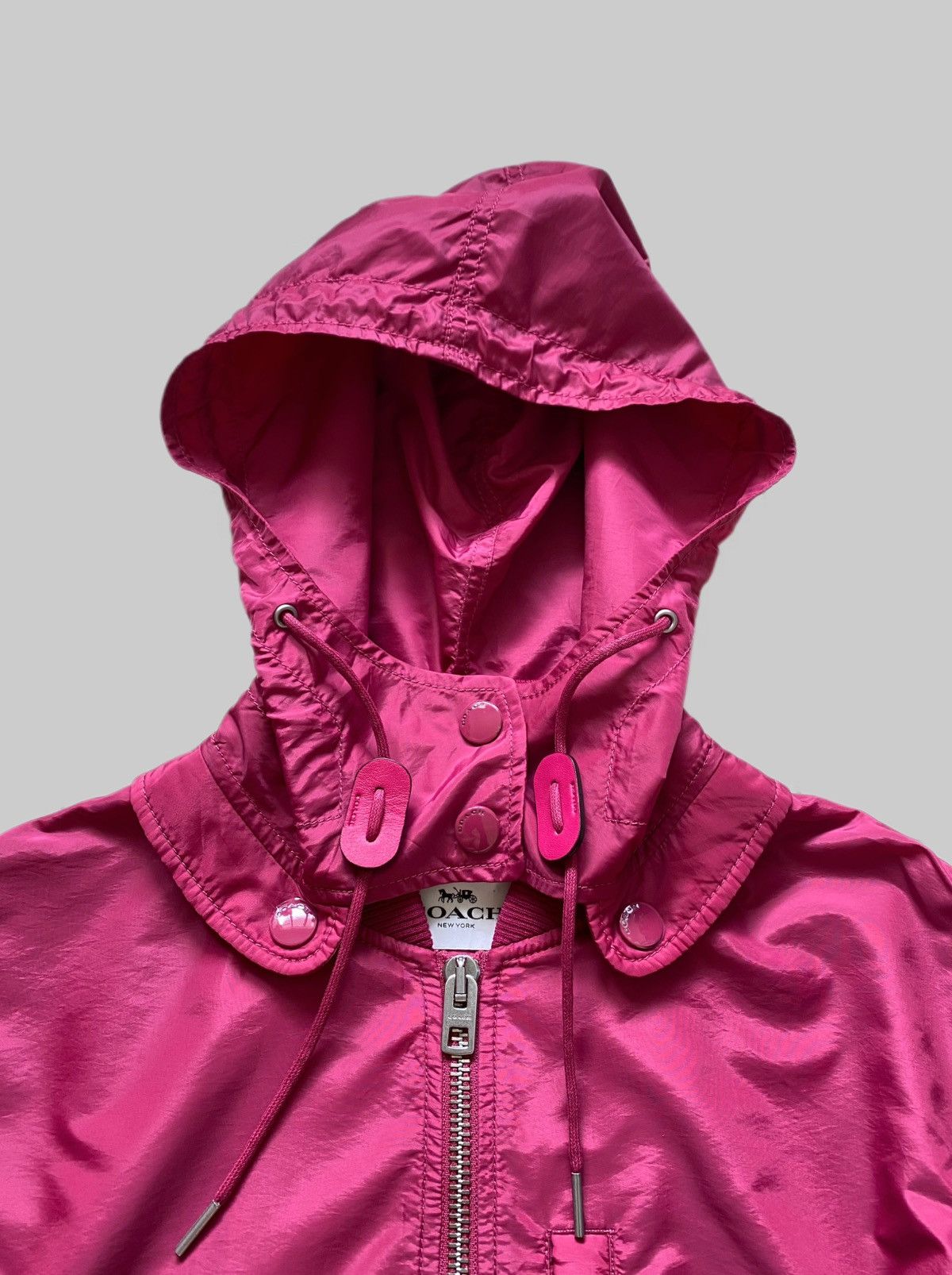 Coach COACH New York Fuschia Pink Ma-1 Style Bombers Size L / US 10 / IT 46 - 7 Thumbnail