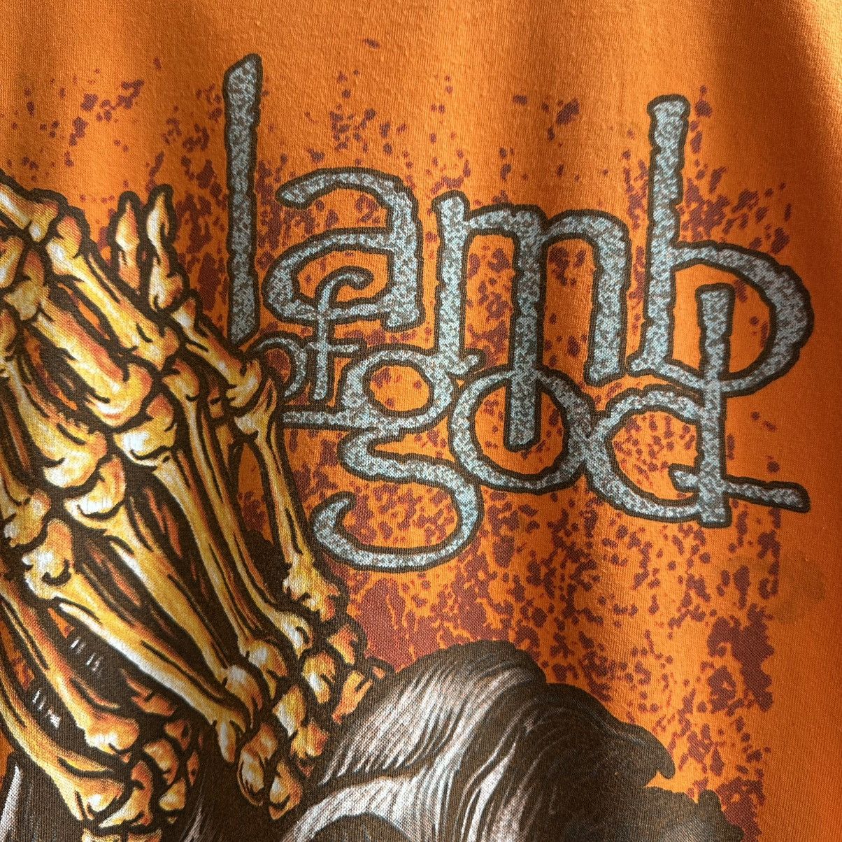 Band Tees × Vintage VINTAGE Y2K LAMB OF GOD METAL BAND TEE Size US XL / EU 56 / 4 - 3 Thumbnail